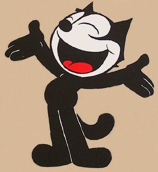 1980s Otto Messmer "Felix The Cat" Poster photo furniture