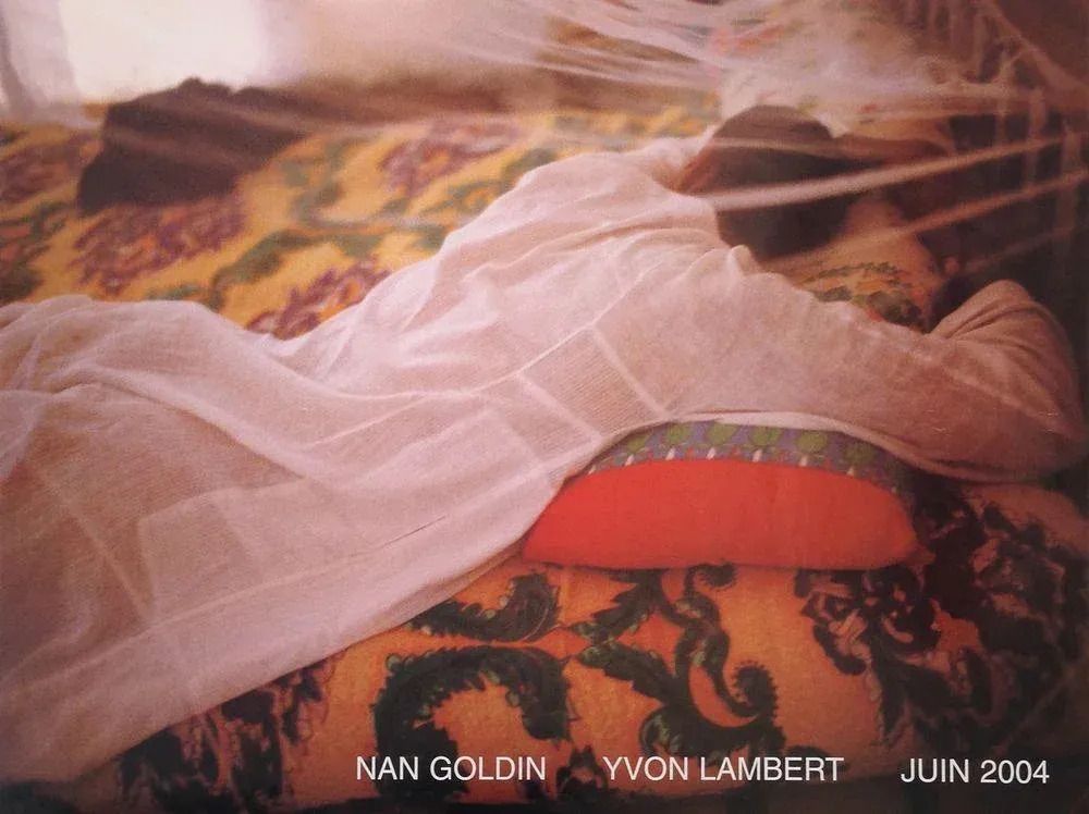 2004 Nan Goldin At Bed Exhibition Poster photo furniture