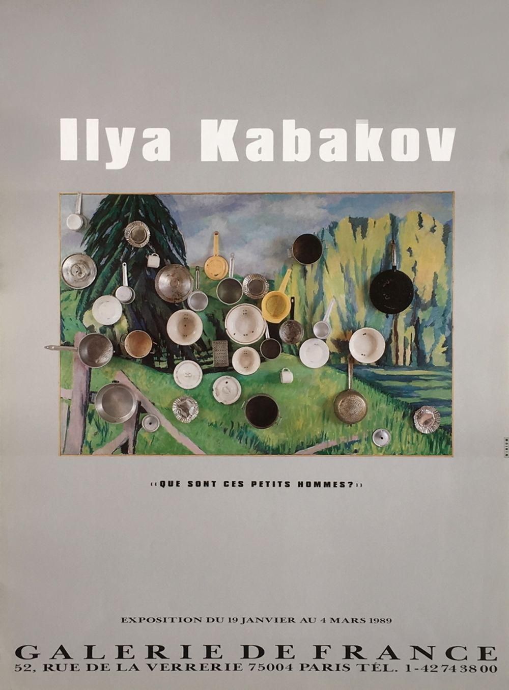 1989 Ilya Kabakov Galerie De France Poster