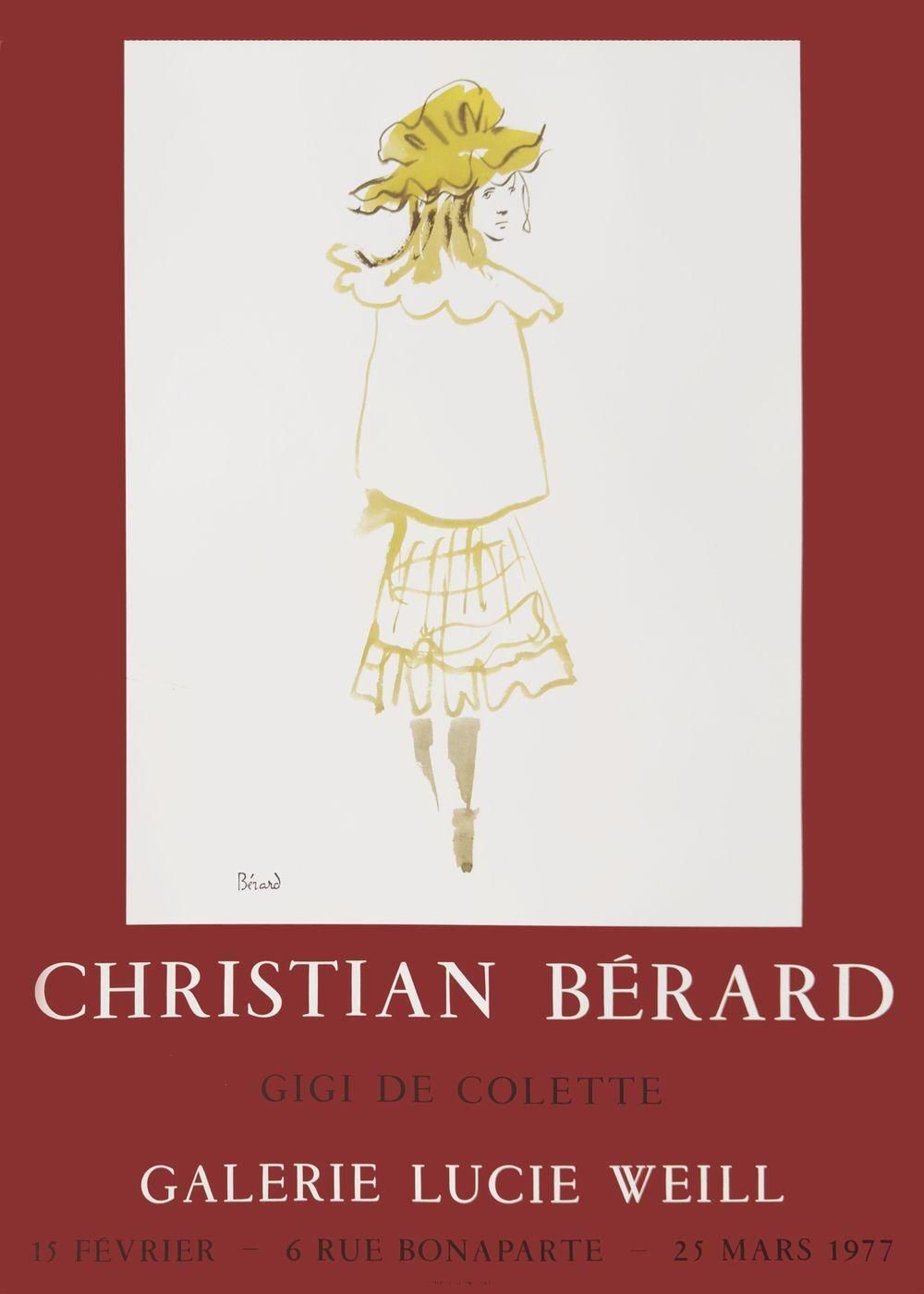 1977 Christian Berard Lucie Weill Gallery   Gigi De Colette Poster photo furniture