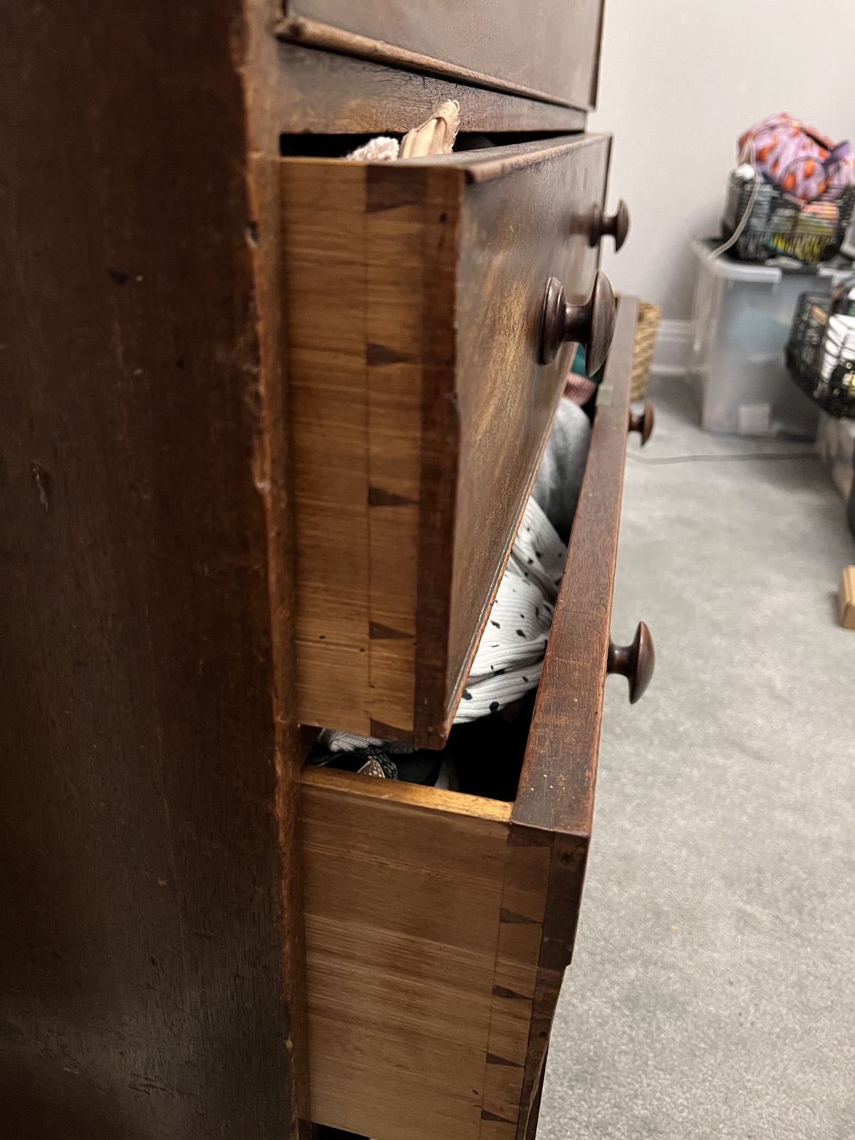 Secretaire Chest Of Drawers Set photo for sale