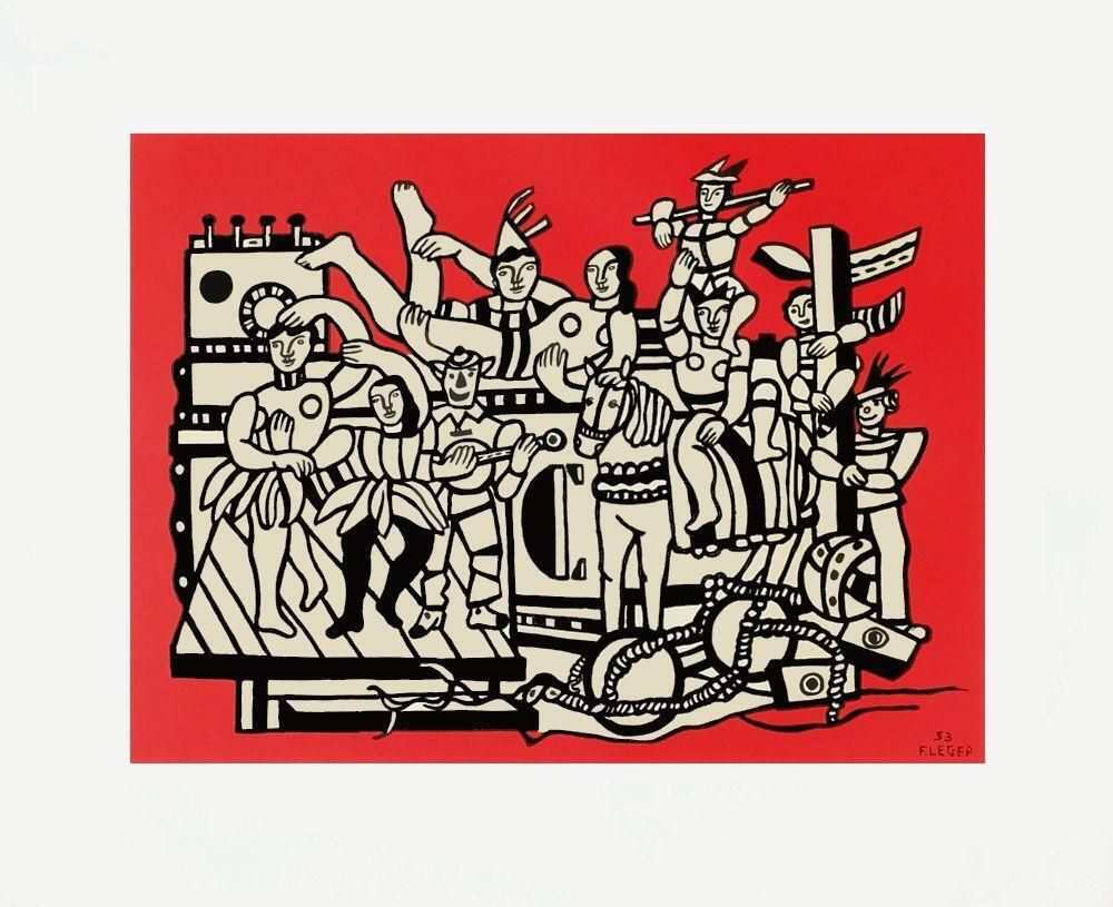 2000 Fernand Léger (After) The Great Parade Lithograph photo furniture