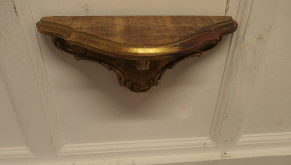 Decorative Console Mirror With Shelf Under photo vinterior