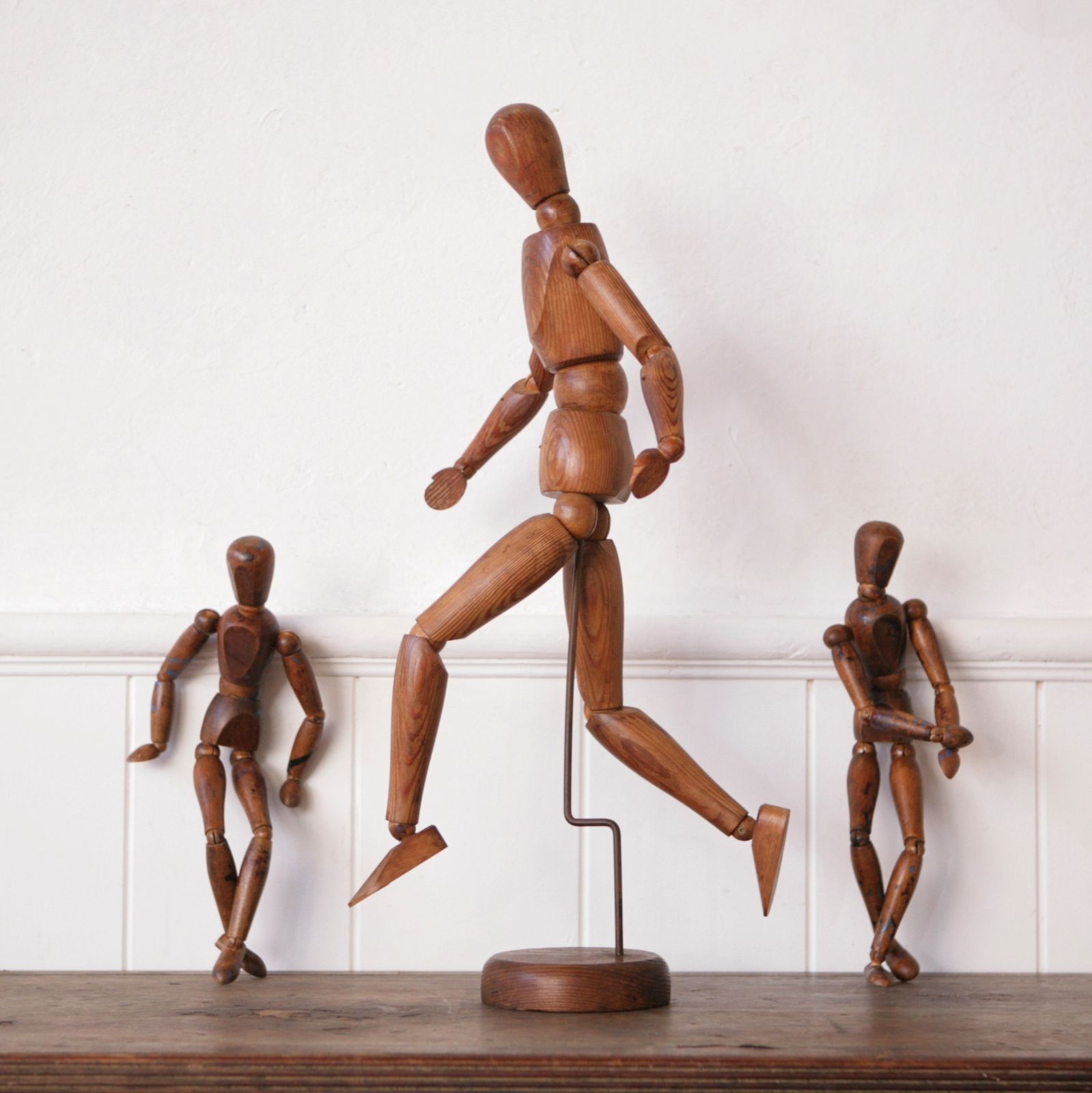 Mid Century Articulated Artists Lay Figure photo vintage
