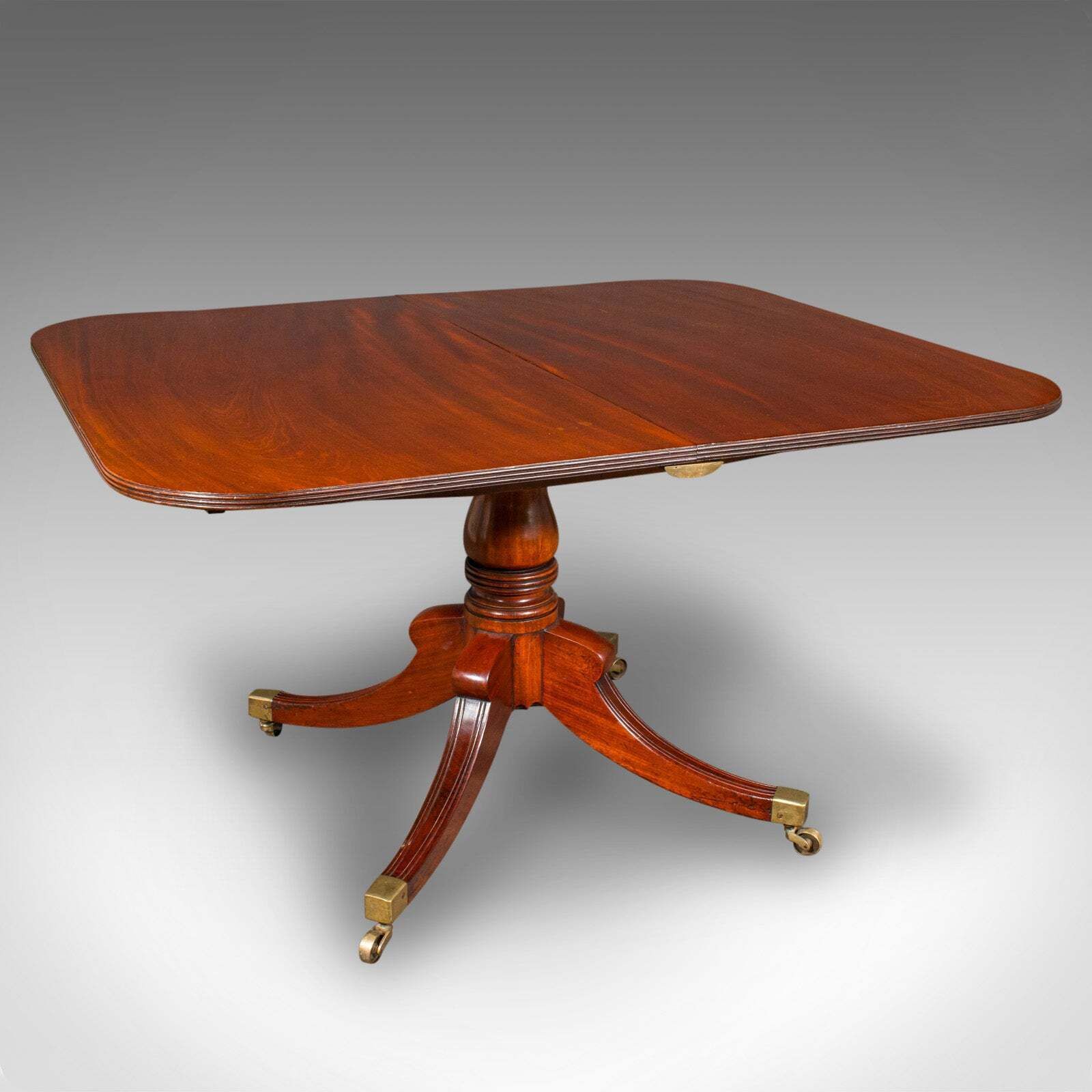 Antique 4 6 Seat Extending Dining Table, English, Country House, Centre, Regency photo for sale