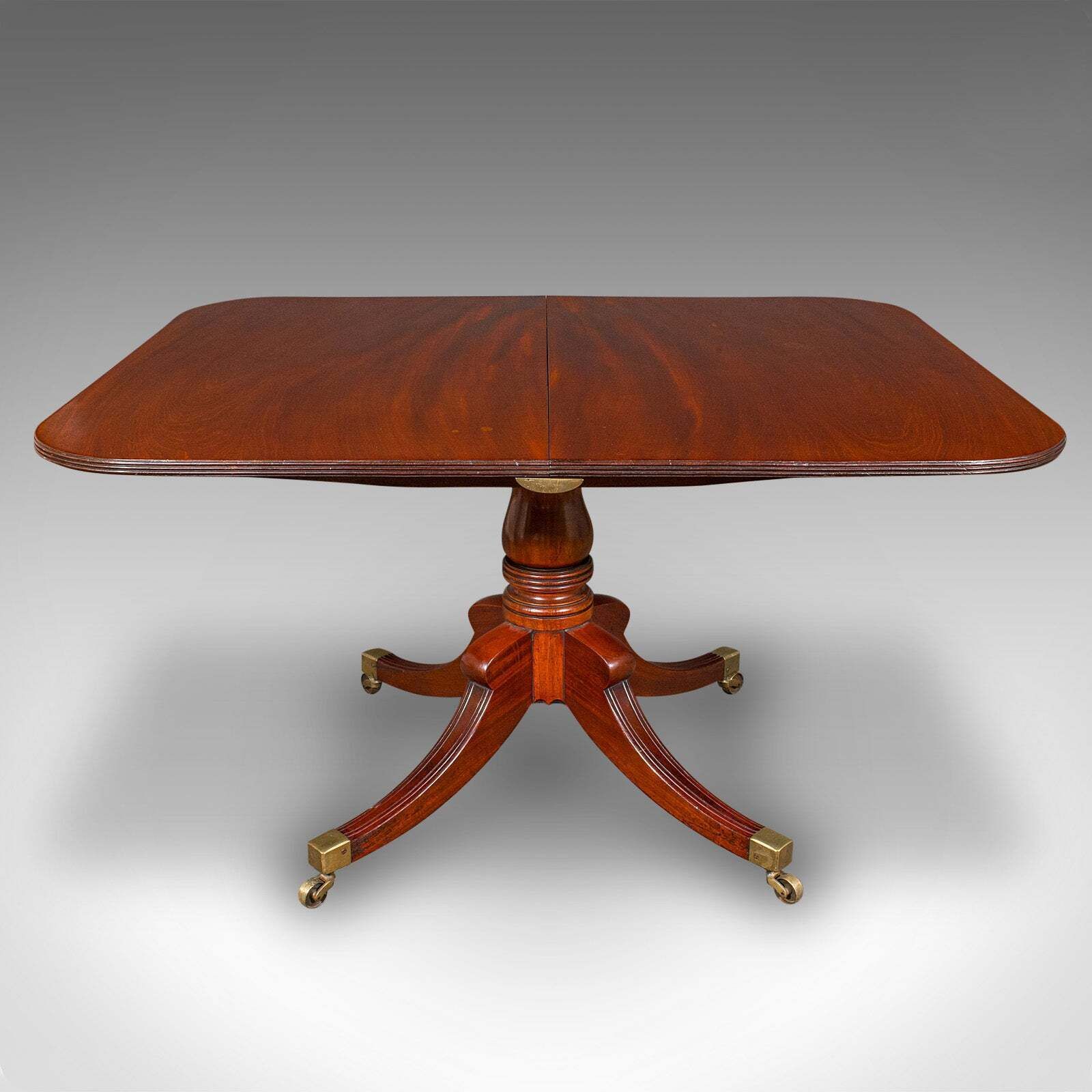 Antique 4 6 Seat Extending Dining Table, English, Country House, Centre, Regency photo Furniture