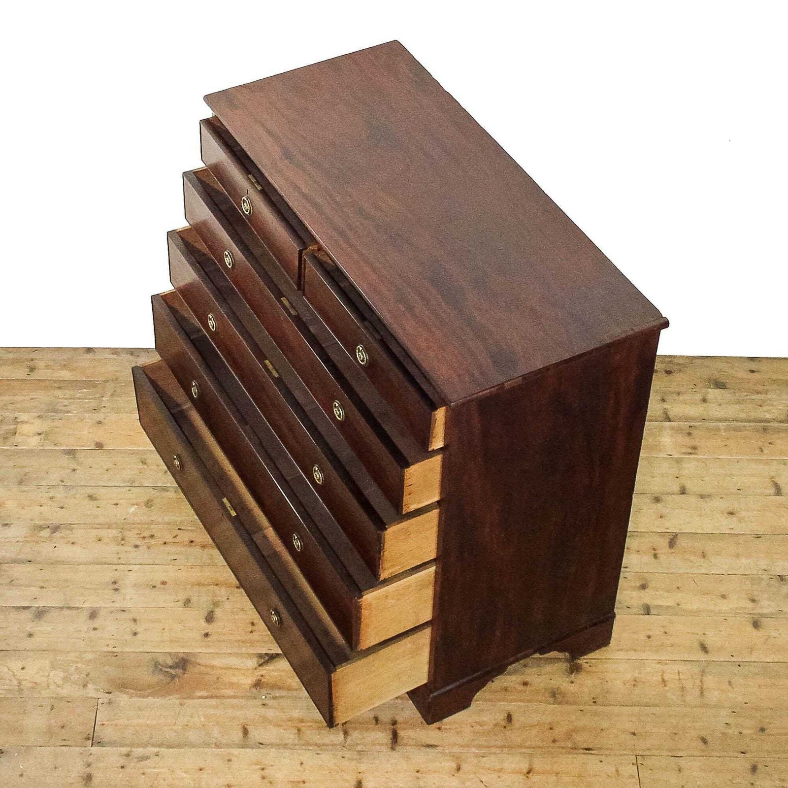 Antique 19th Century Mahogany Chest Of Drawers | Antique Storage | Bedroom Drawers | Antique Chest Of Drawer (M 5847) photo vinterior