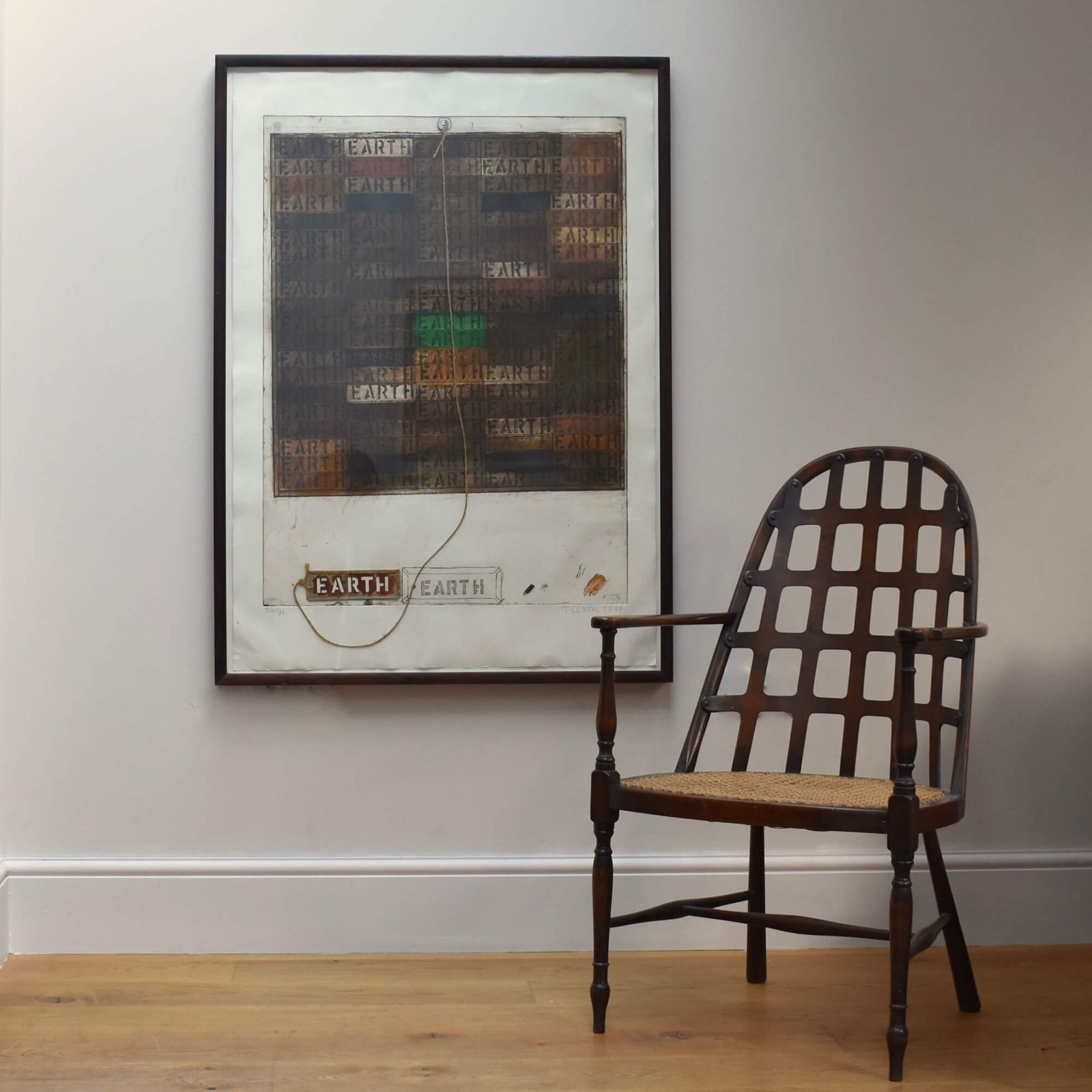 Joe Tilson R.A. (1928–2023) – Earth Mantra, 1977 photo for sale