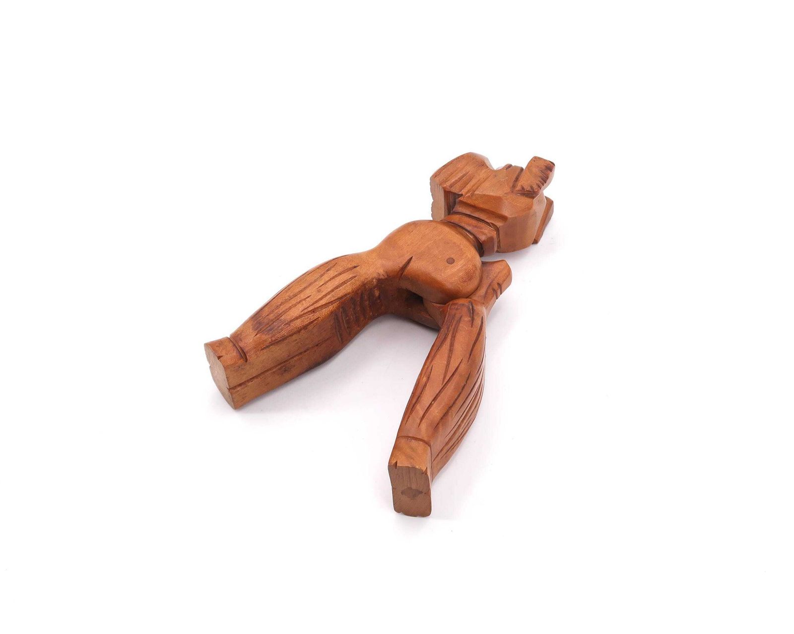 French Wooden Nutcracker, Fox Terrier Dog, 1950s / Animal, Wood, Sculpture photo 303.0