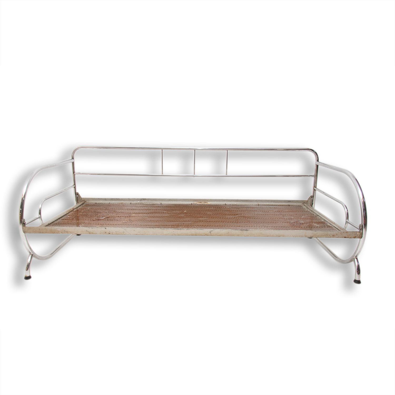 Chrome Bauhaus Sofa, 1930s, Attribute To Hynek Gottwald, Bohemia