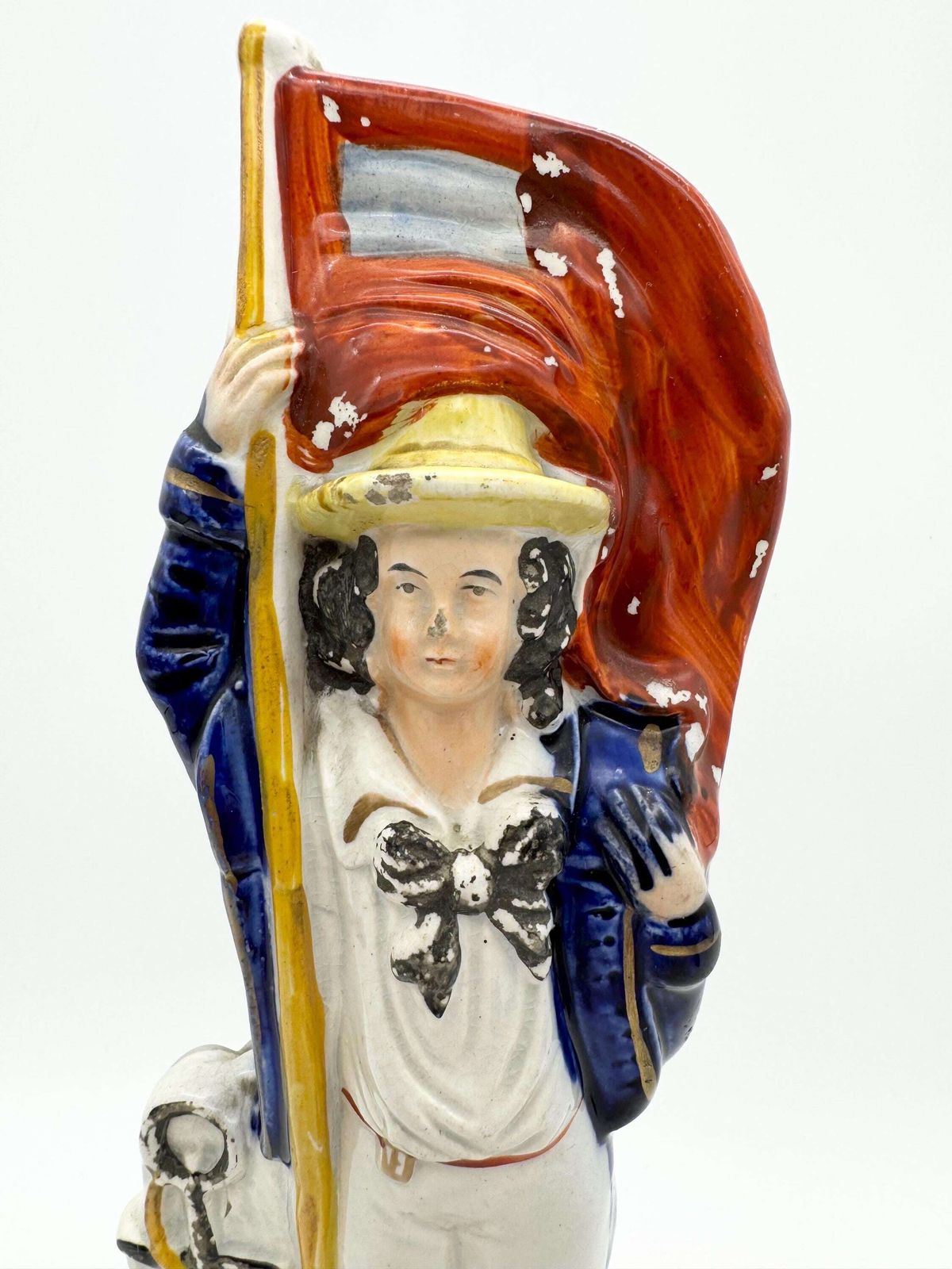 Reversibile Staffordshire Figure, Soldier And Sailor 1855 Rare photo buy