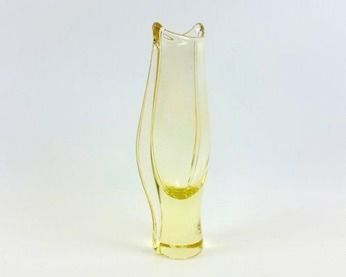 Art Glass Vase By Miloslav Klinger For železný Brod, 1960s photo Home Decor