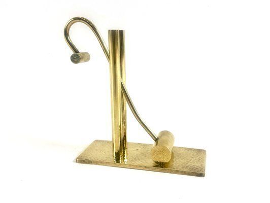 Mid Century Counterweight Paperweight In Brass, 1970s photo furniture