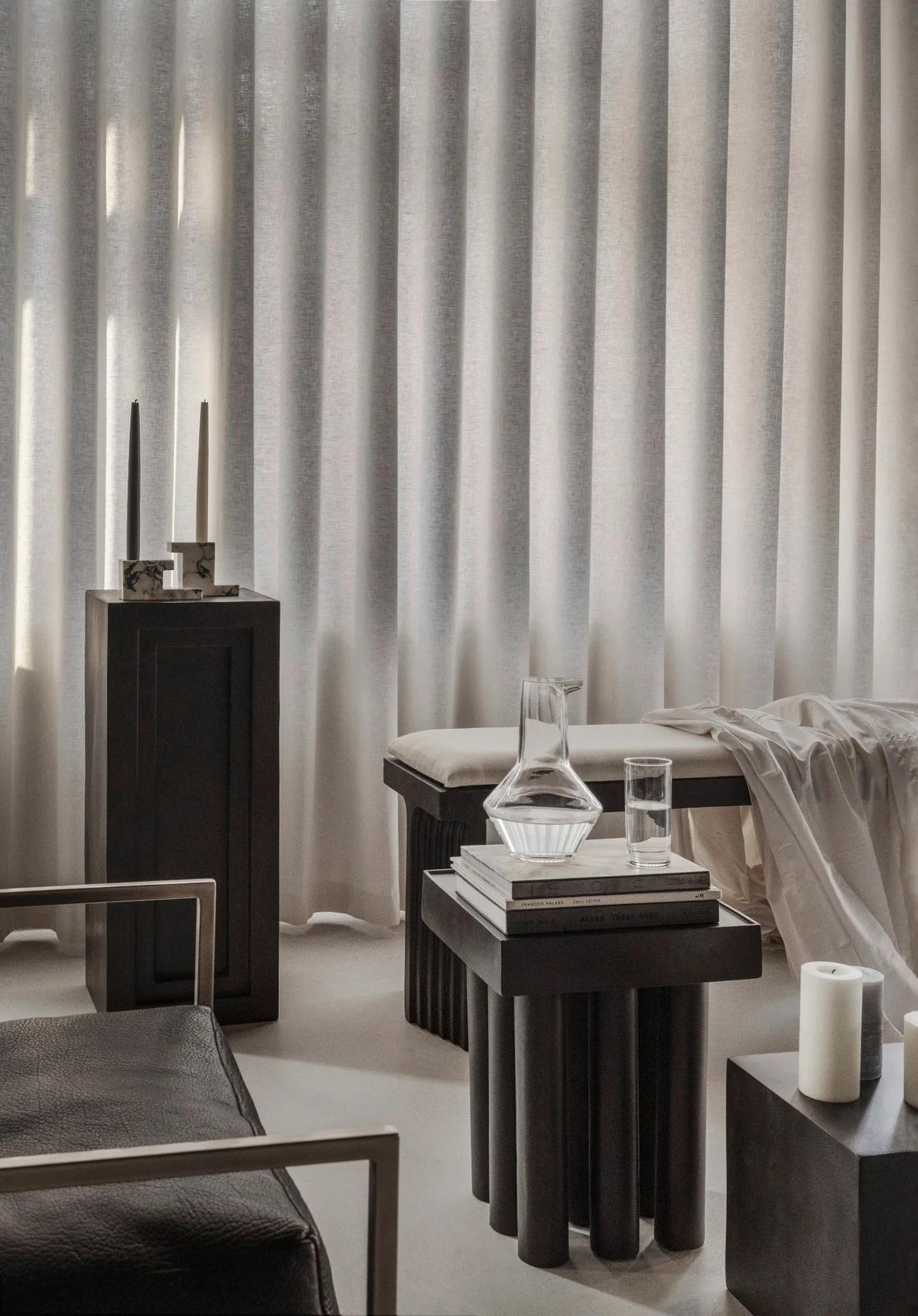 photo for sale Podium, Column, Like A Modern Sculpture In Fiber Concrete, Contemporary Work.