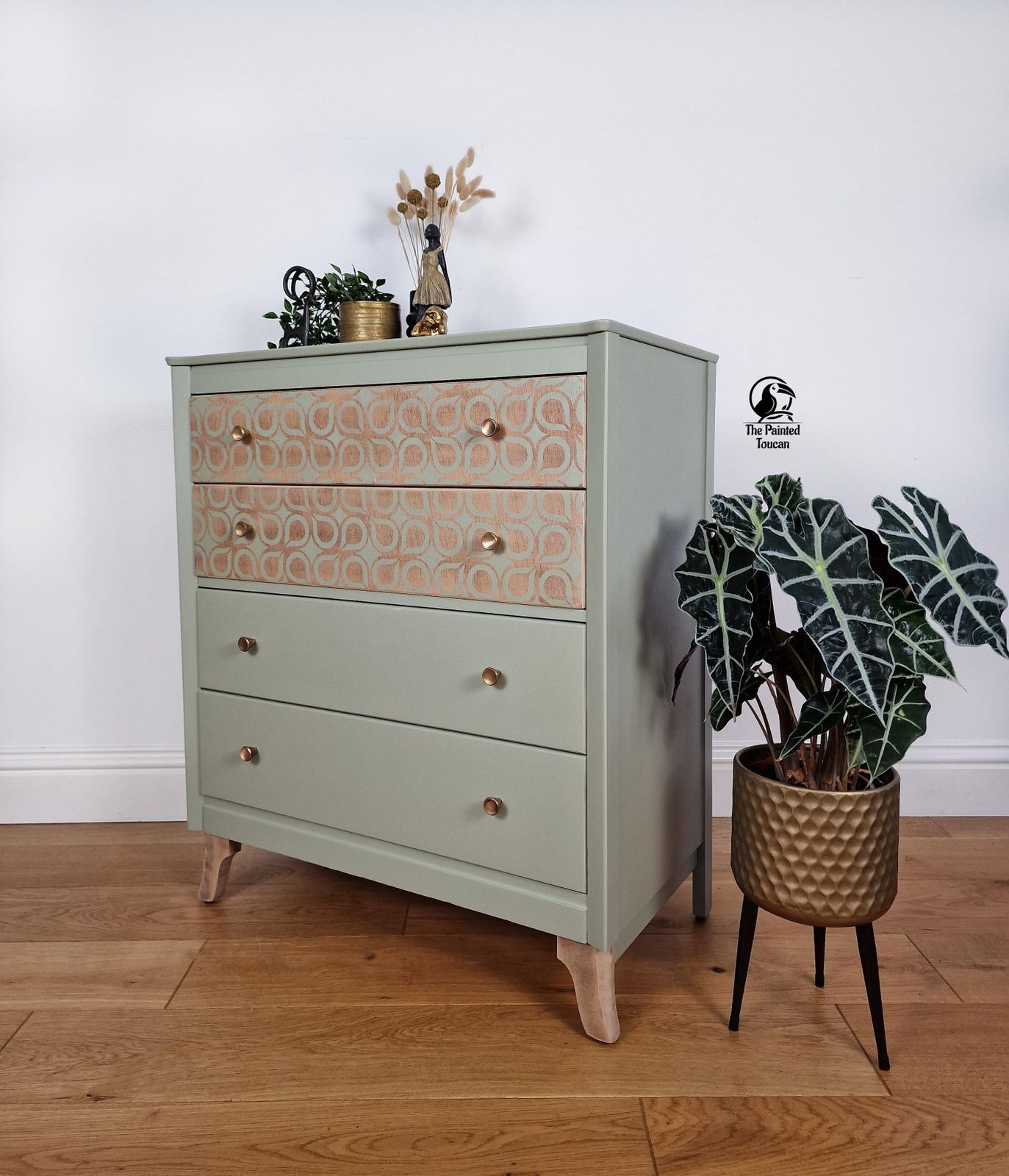 Green Mid Century Lebus Chest Of Drawers photo furniture
