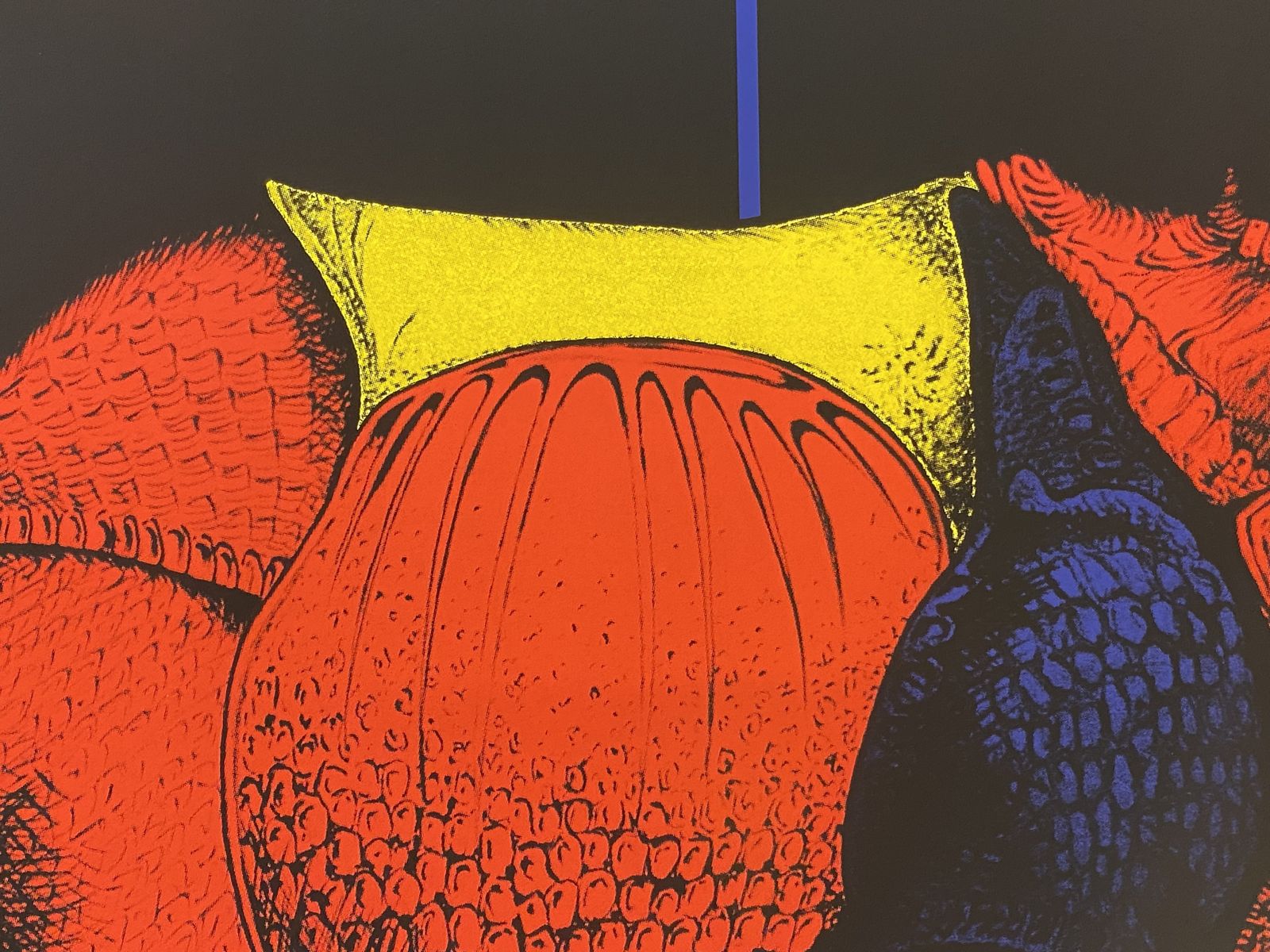 photo furniture René Gruau, C.A. 1990s   Untitled (The Rhinoceros)   Original Screen Printing