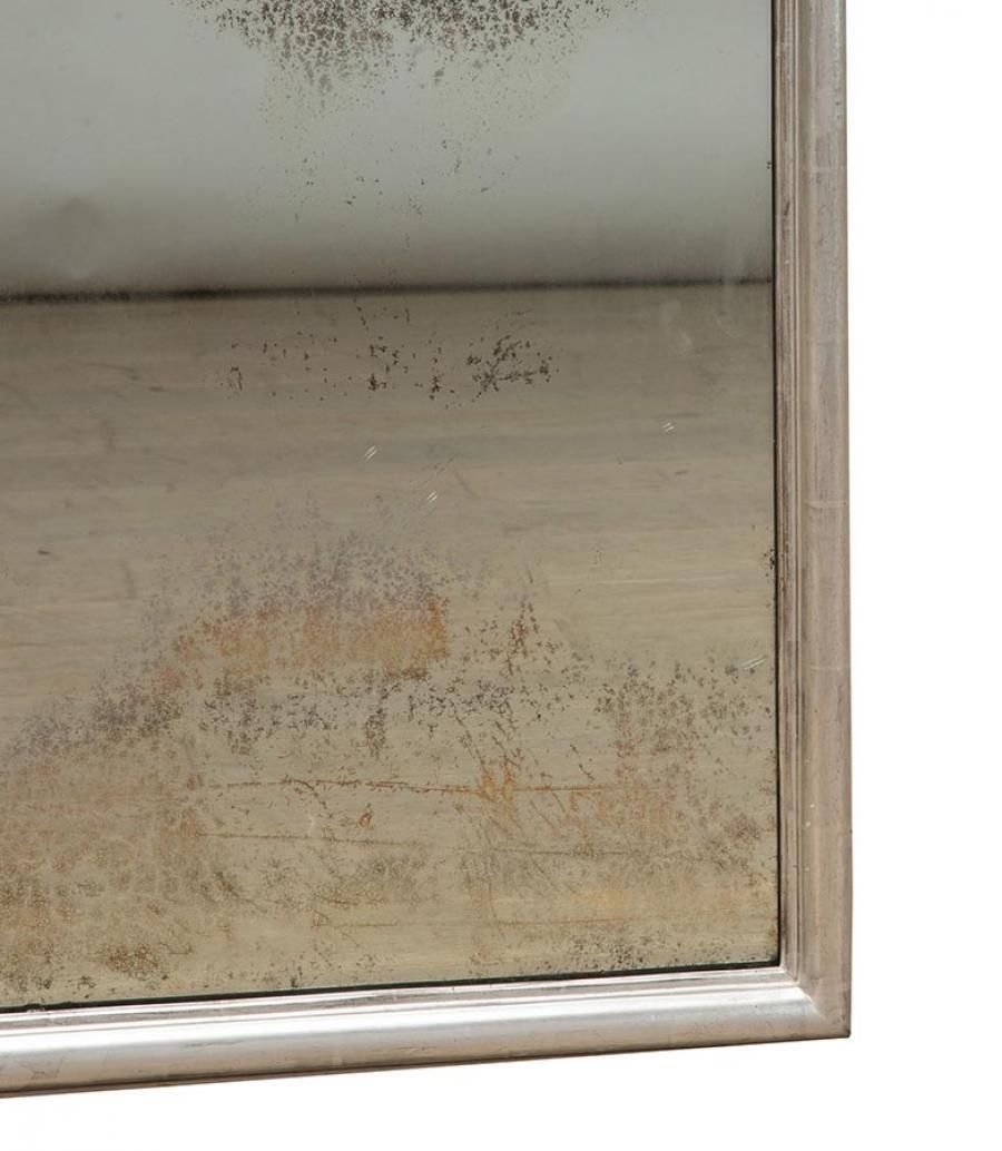 19th Century French Silver Gilt Bistro Mirror photo for sale