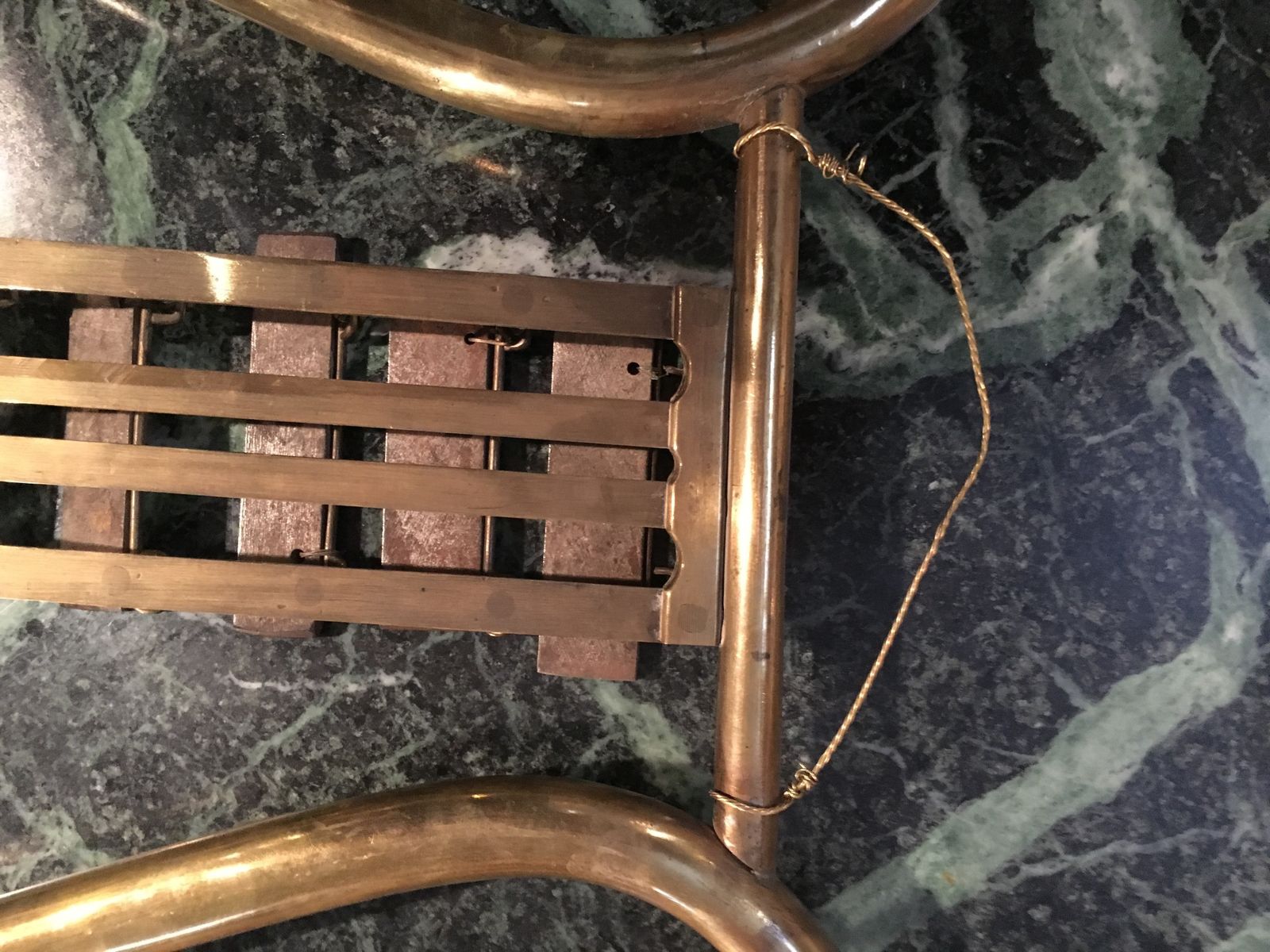 Xylophone Musical Instrument, Made Of Steel And Bronze. Nineteenth Century photo vinterior