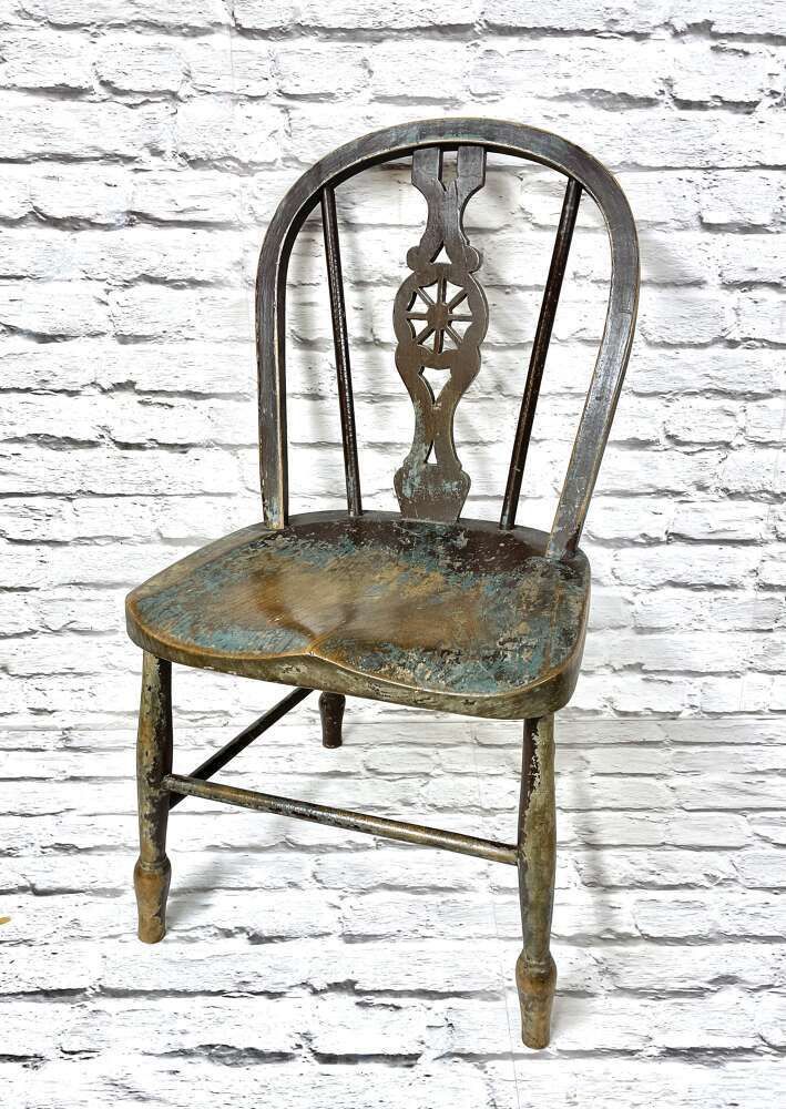 Antique Child's Windsor Chair photo for sale