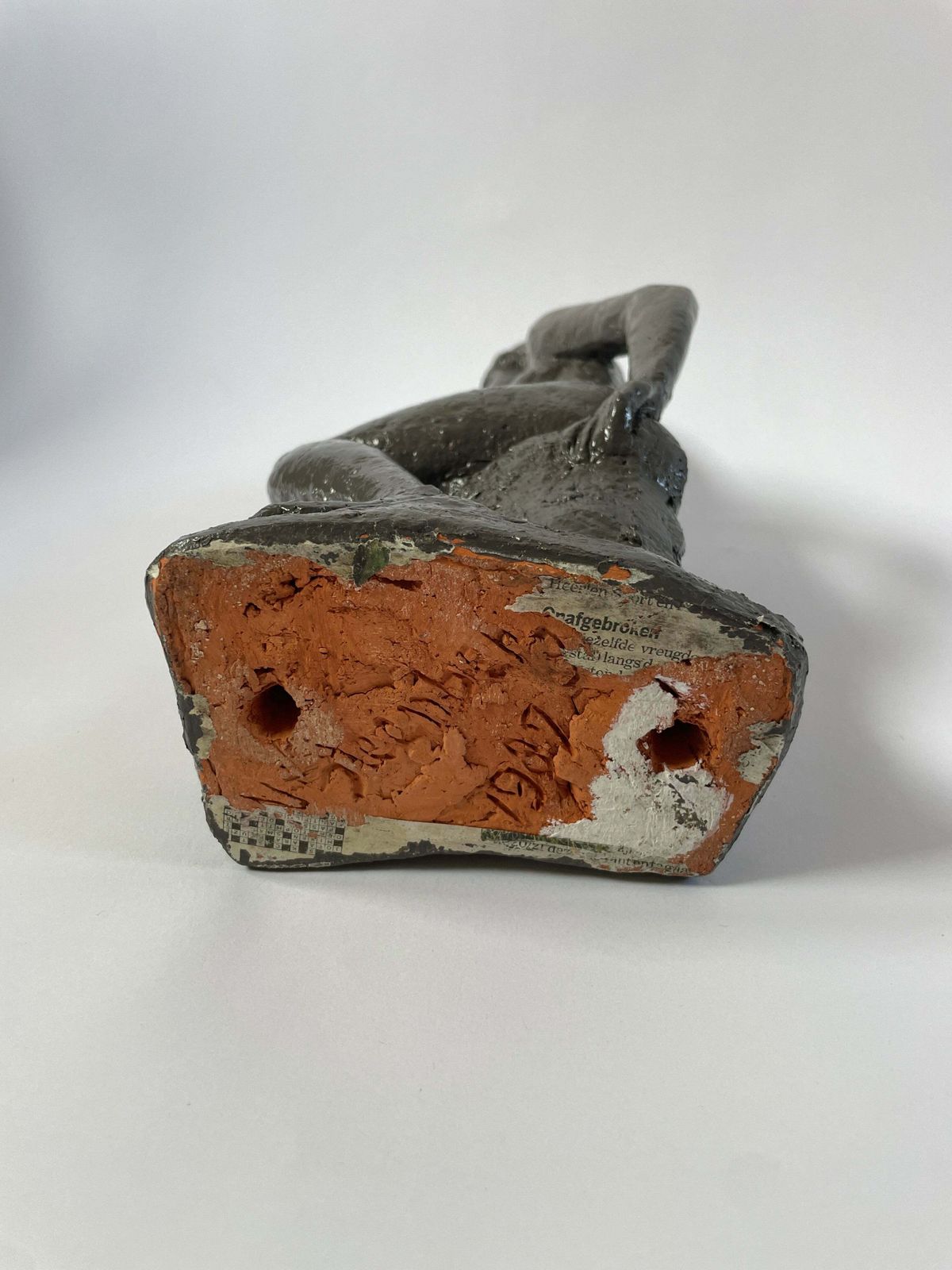 Glazed Danish Sculpture Of Female Nude photo 240.0