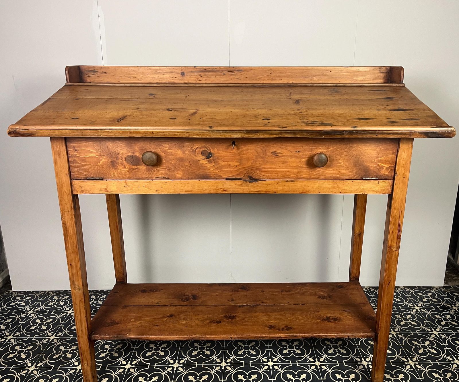 Edwardian Pitch Pine Clerk Desk, Office Furniture, Kitchen Cabinet, Sturdy Accessories, Book Stand, Architecture Storage, Antique Drawers photo furniture