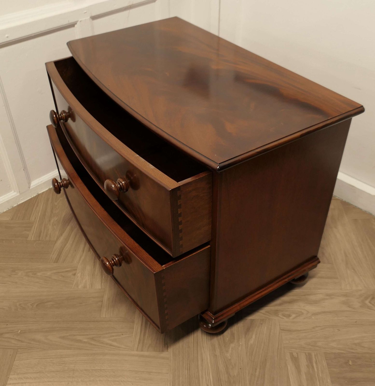 Victorian Style 2 Drawer Chest Of Drawers photo for sale