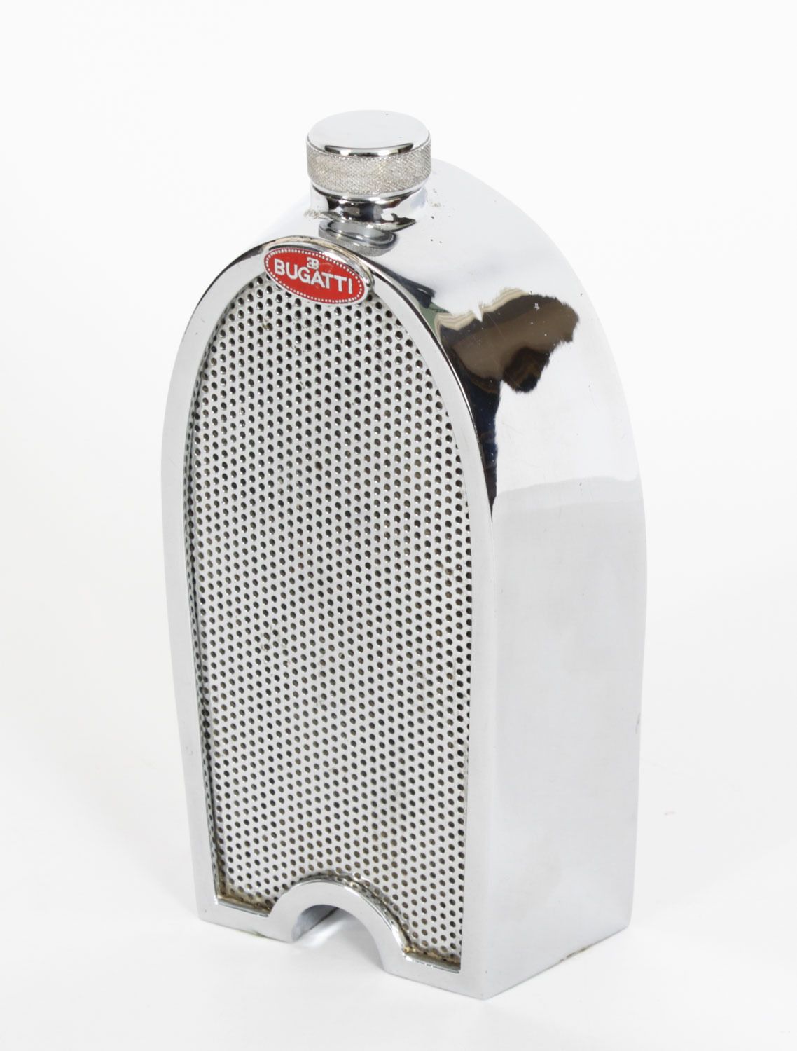 Vintage Bugatti Chromium Radiator Decanter Late 20th Century photo 825.0