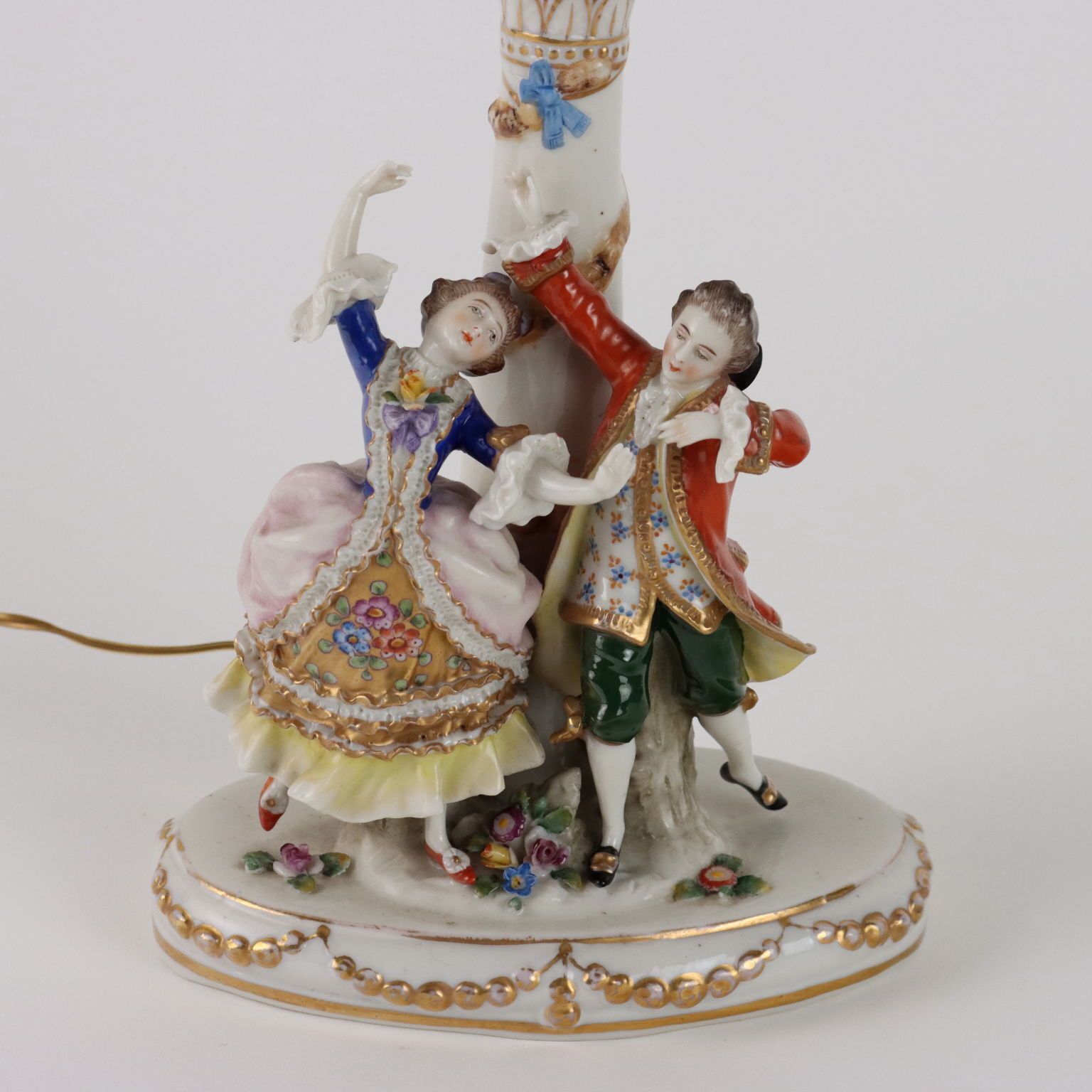 Antique Abat Jour Rudolstadt Porcelain Germany XX Century photo for sale