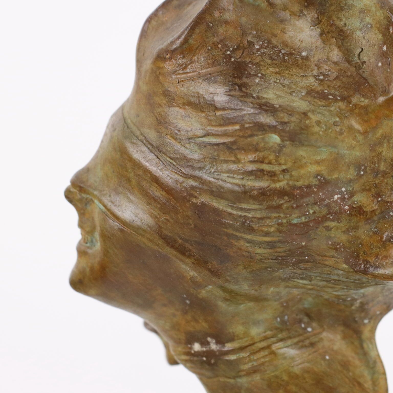Antique Sculpture Giuseppe Renda Goddess XX Century photo Art
