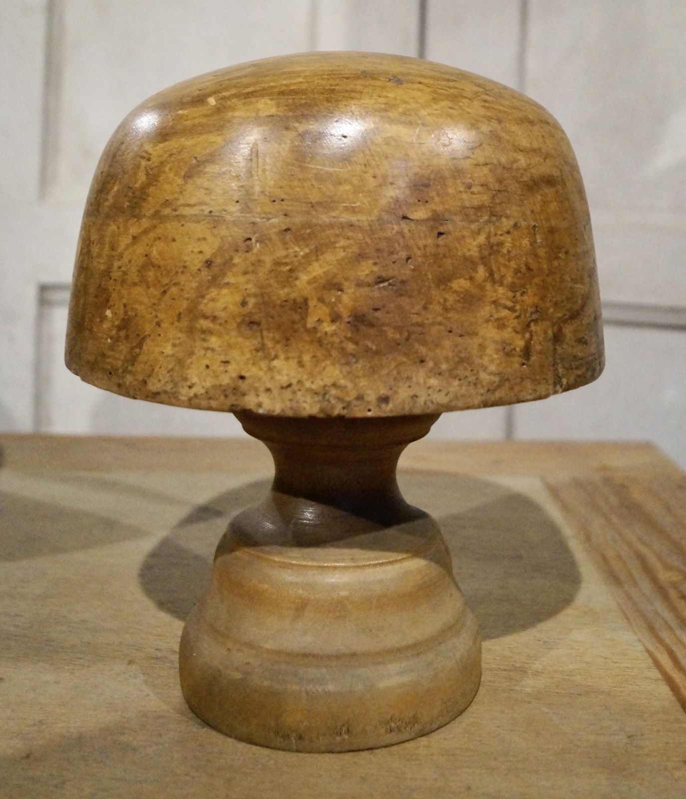 Antique Riva Marchesi Paris Milliners Hat Block On Stand photo buy