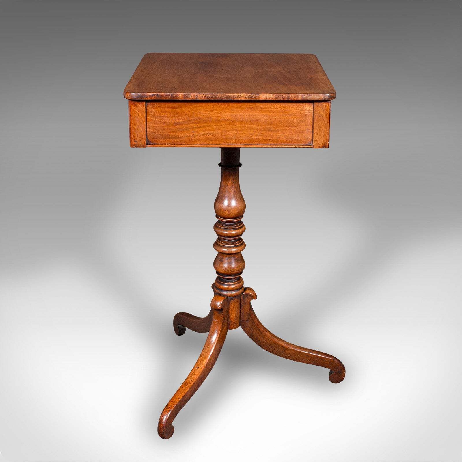 Small Antique Wine Table, English, Side, Occasional, Lamp, Regency, Circa 1820 photo vinterior