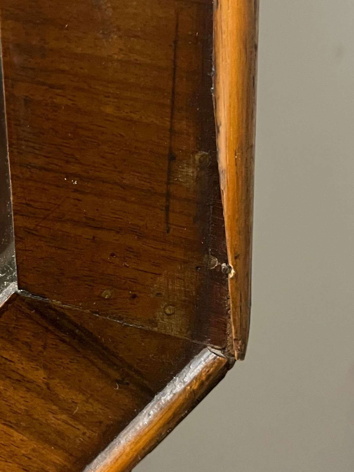 photo for sale Art Deco Furniture Octagonal Drinks Cabinet (With Key) Walnut Rrp £2250