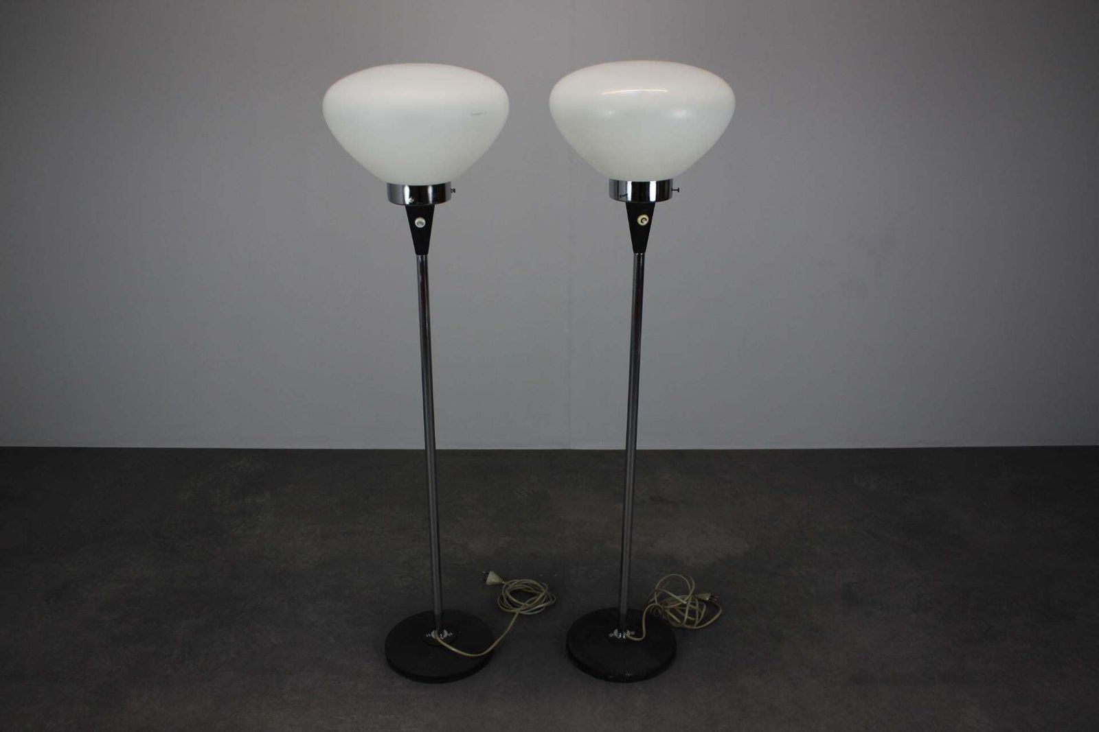 Set Of 2 Mid Century Floor Lamps By J. Bejvl, Czechoslovakia, 1960s photo furniture