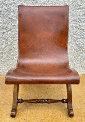 Spanish Oak Side Chairs By Pierre Lottier For Valenti, 1950s, Set Of 2 photo Furniture