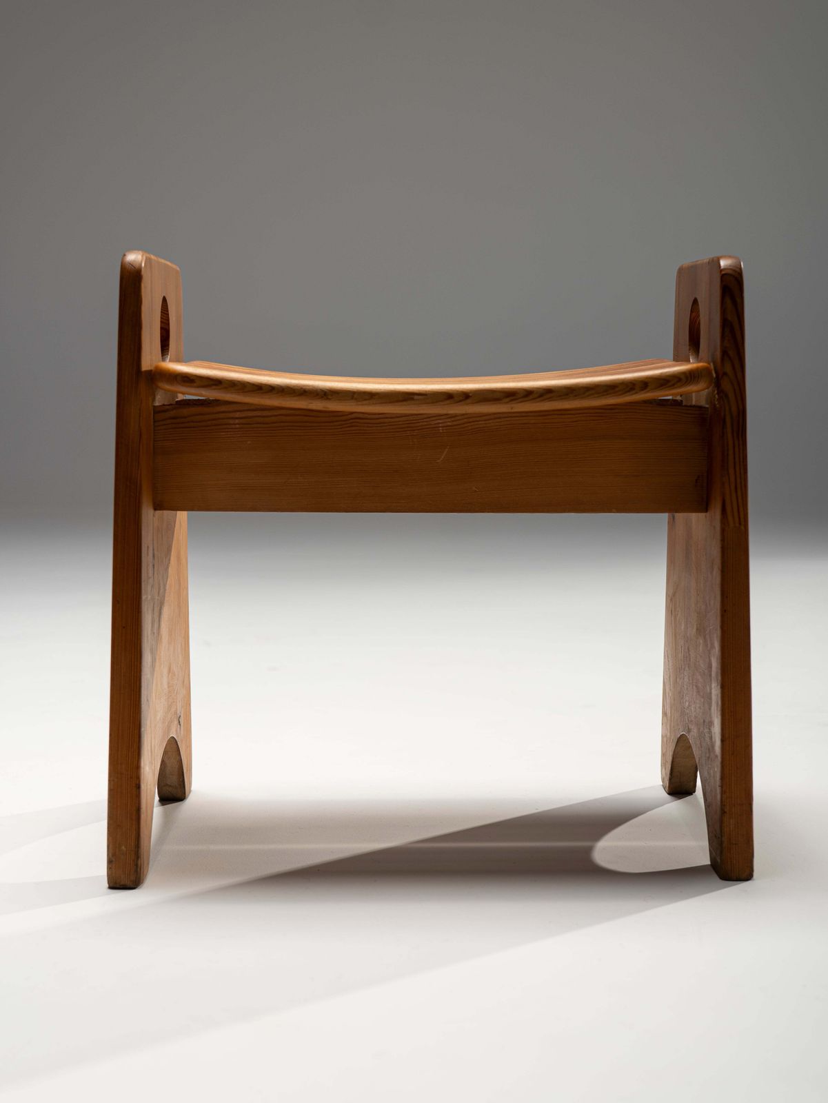 Wooden Stool By Gilbert Marklund For Furusnickarn Ab, Sweden 1960s photo 400.0