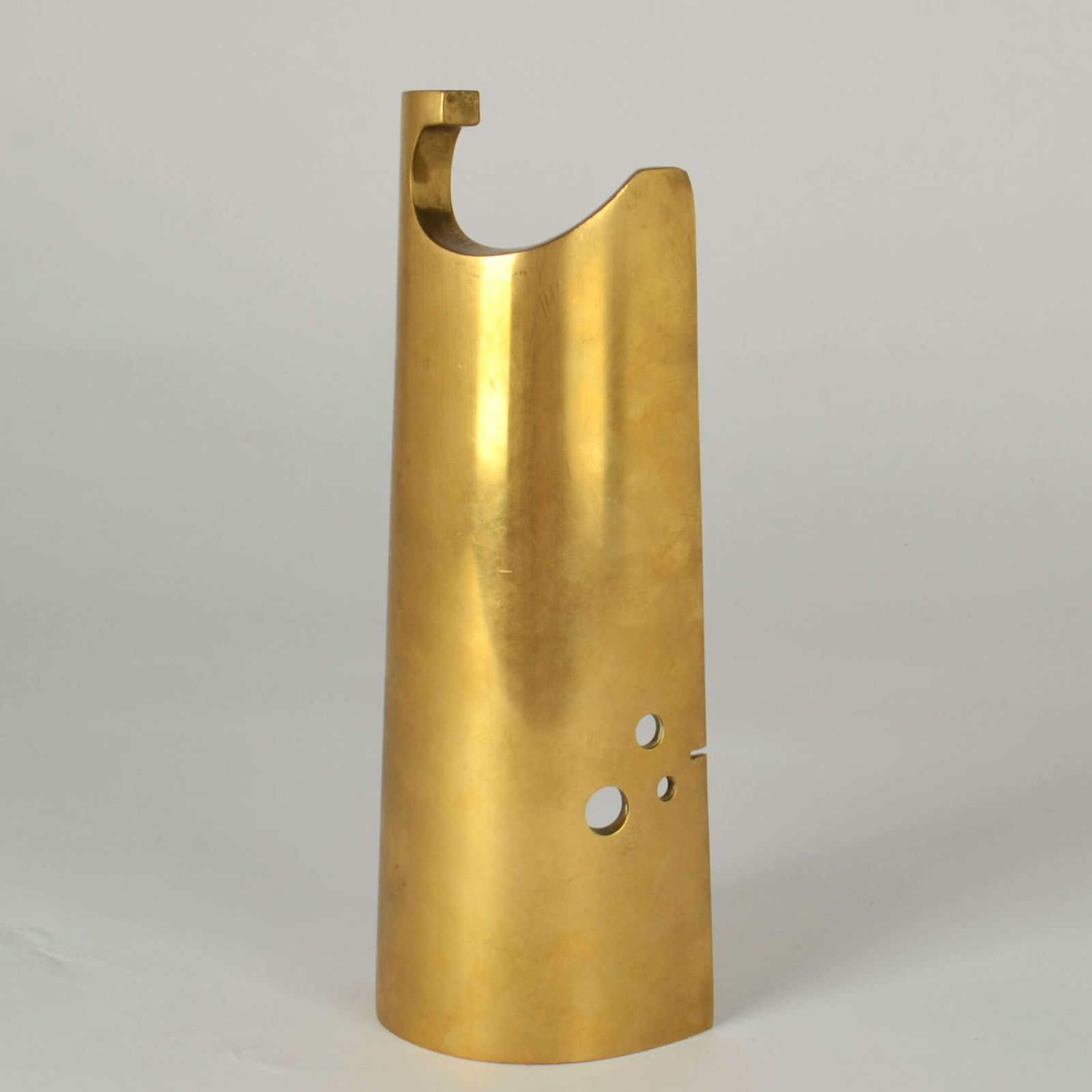 Brass Sculpture Of Abstract Figure 1970's photo for sale