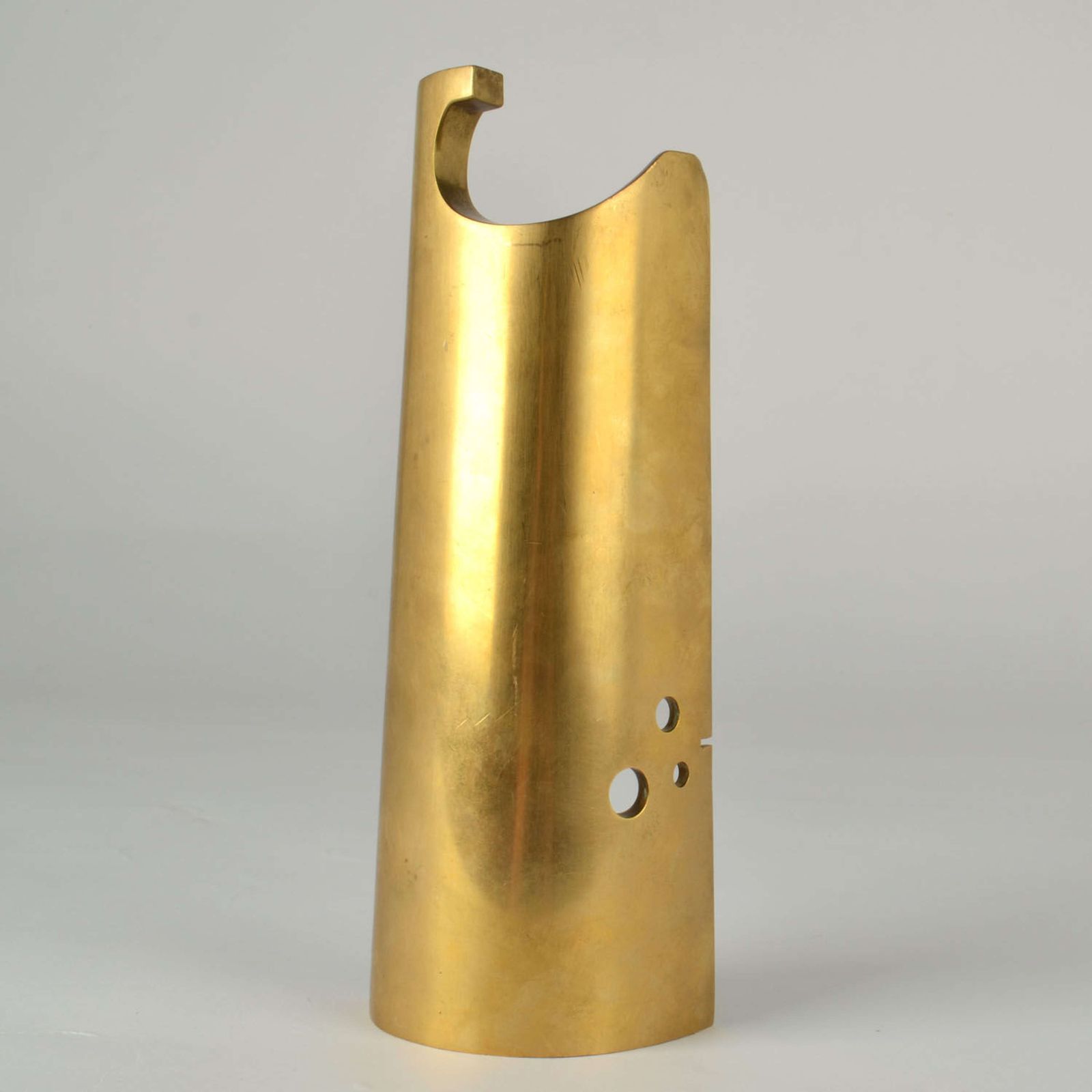Brass Sculpture Of Abstract Figure 1970's photo Art