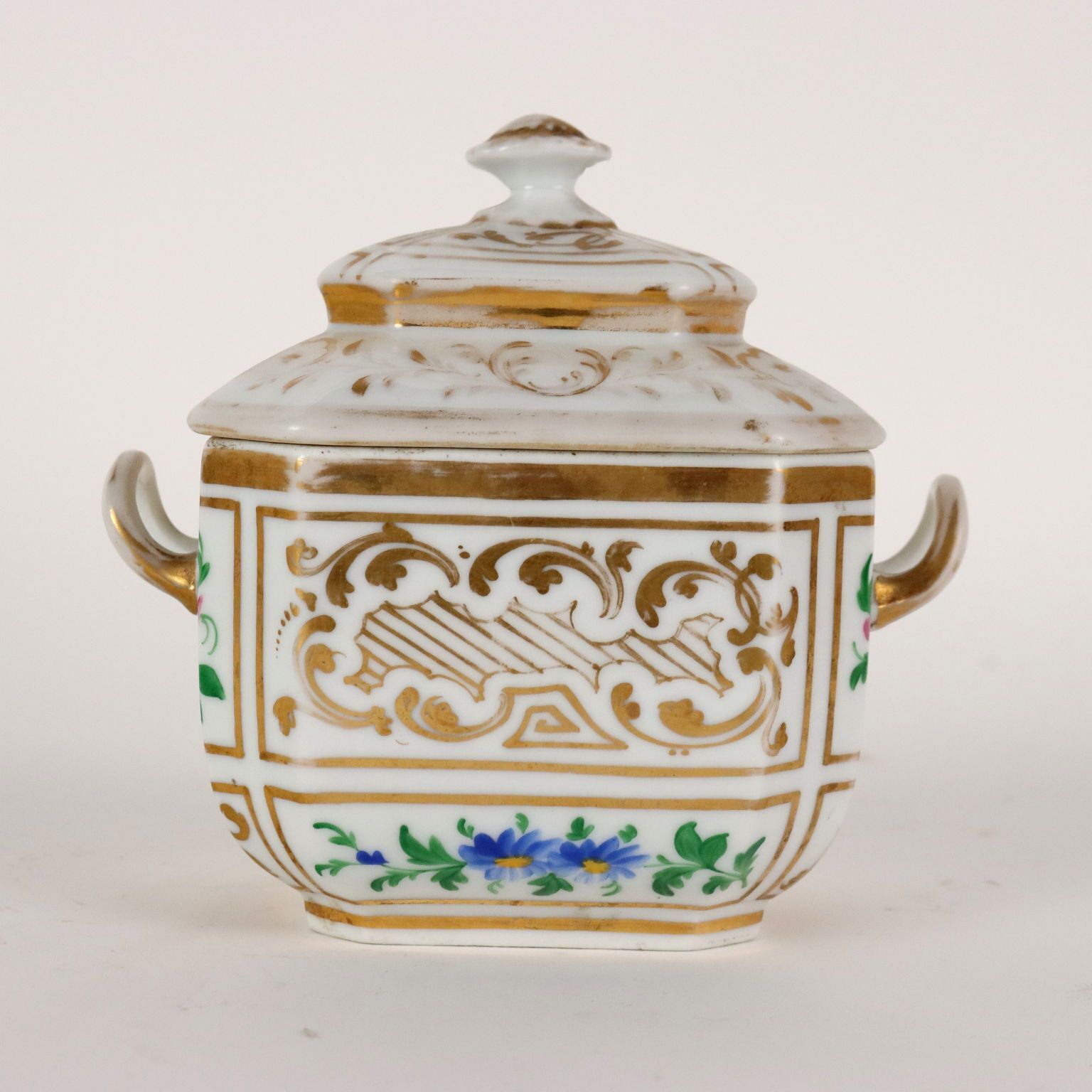 photo for sale Antique Tea Set White Porcelain Europe Mid XIX Century