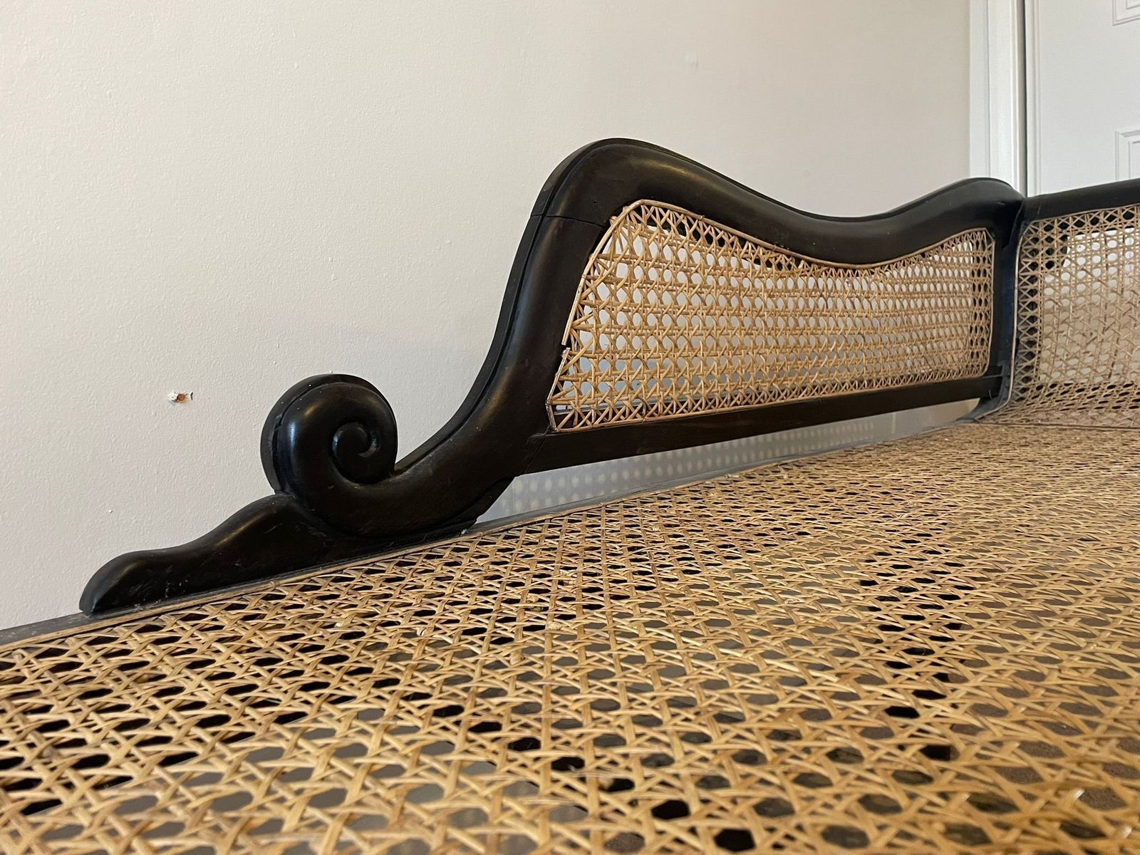 Antique Dutch Colonial Chaise Longue, Ceylon (Sri Lanka), Circa 1870 photo furniture