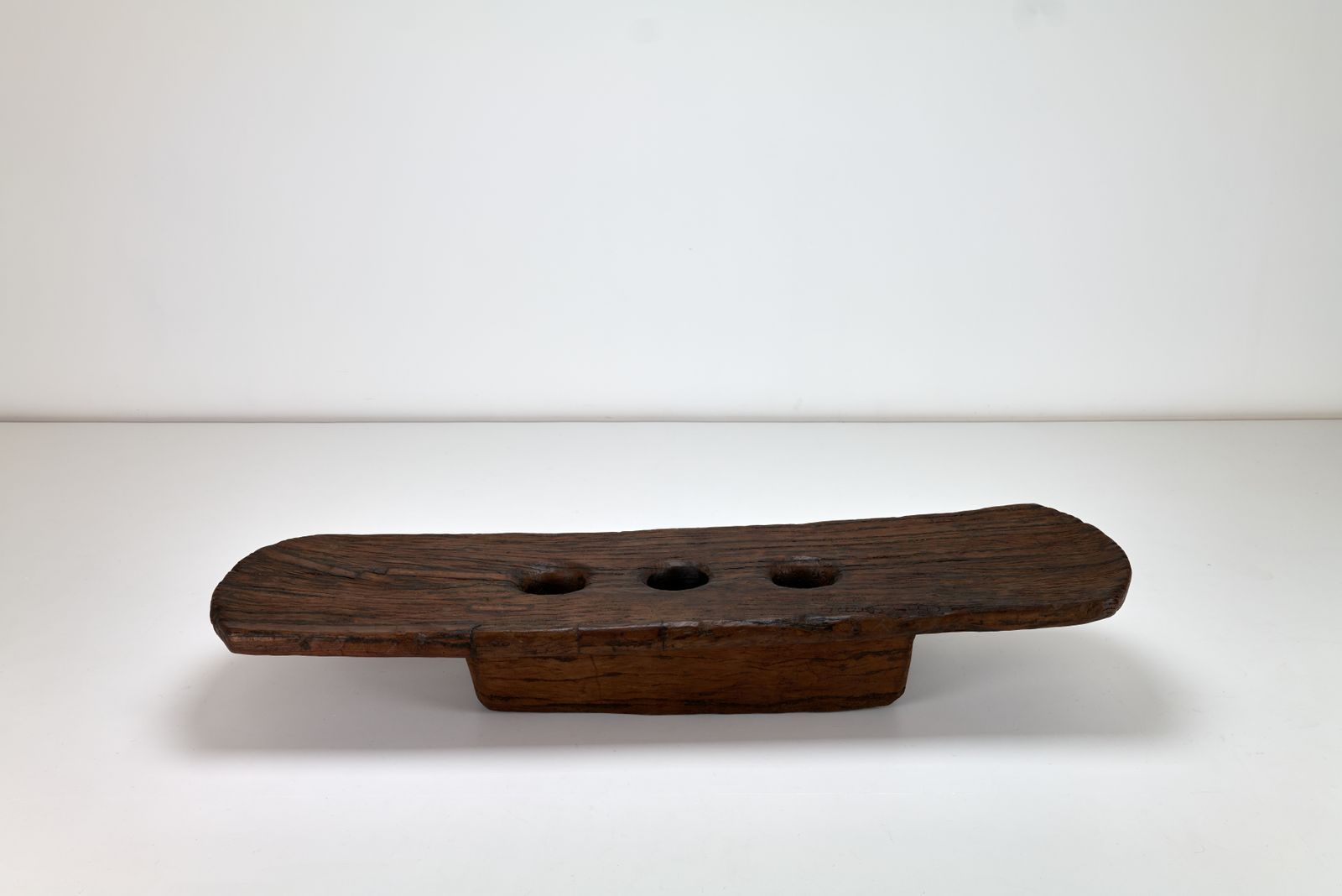 Sculptural Tribal Wooden Rice Mortar From Ne India Nagaland Coffee Table photo for sale