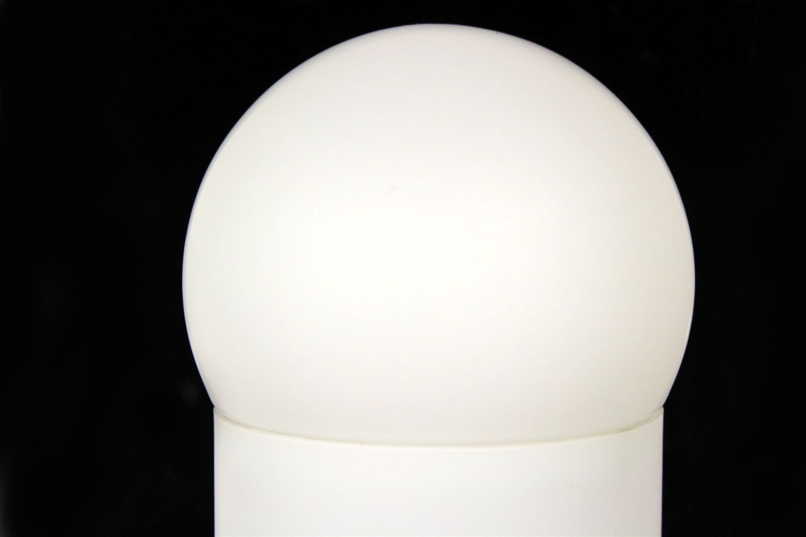 Mid Century Glass Table Lamp From Osvětlovací Sklo Valašské Meziříčí, 1970s photo for sale