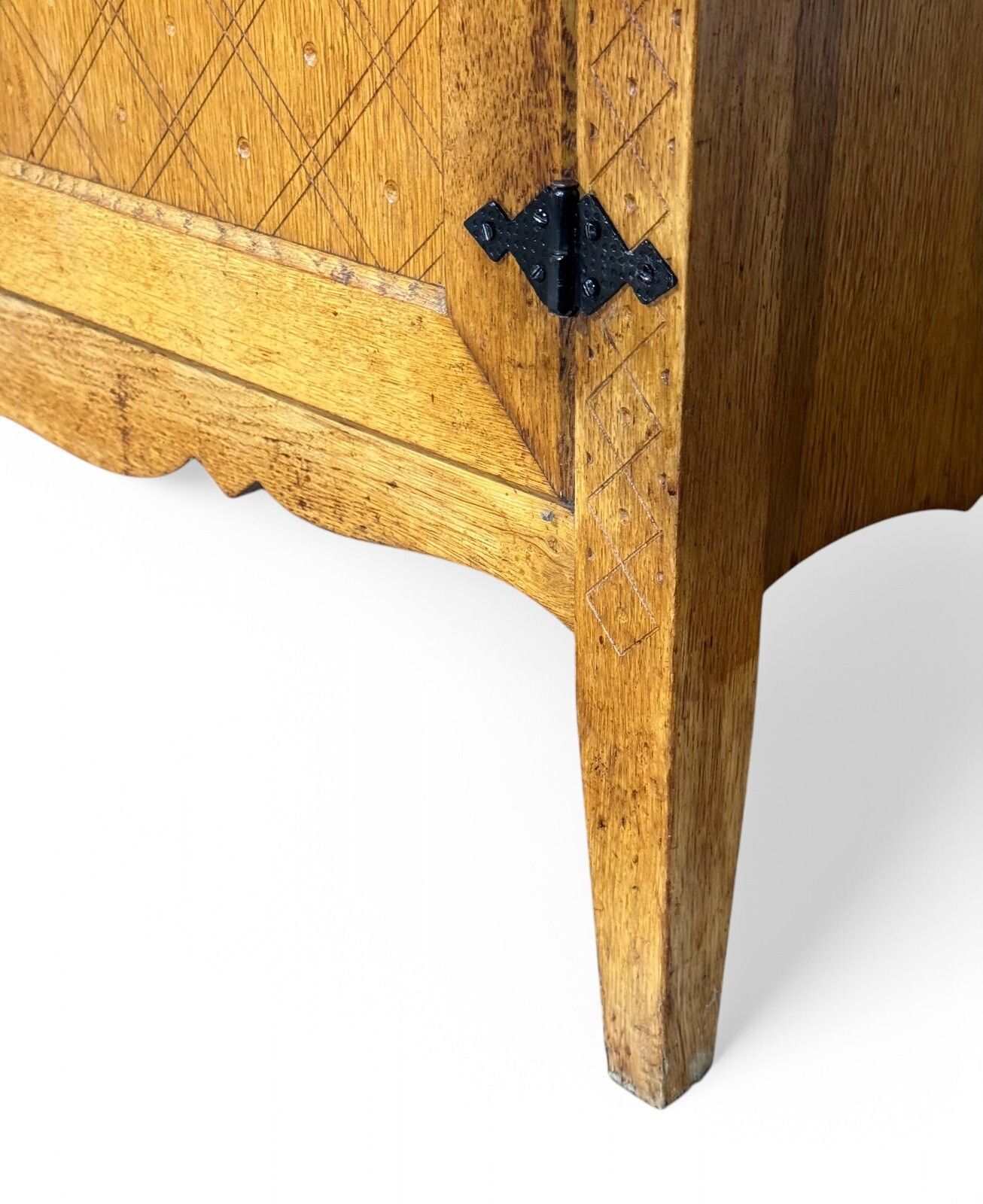 Mid Century Dresser Solid Golden Oak C1950s Vintage photo Furniture