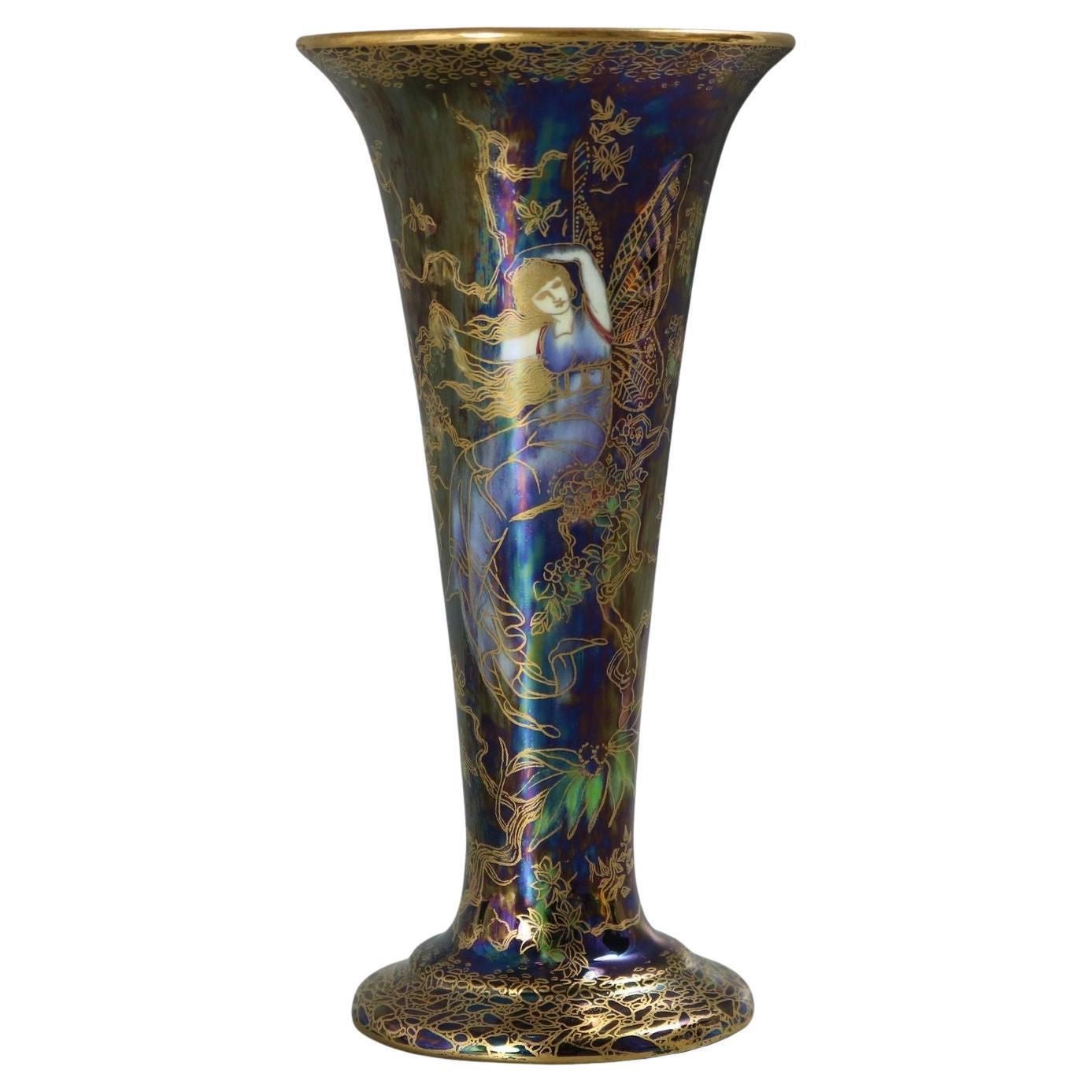 Wedgwood Fairyland Lustre Butterfly Women Trumpet Vase