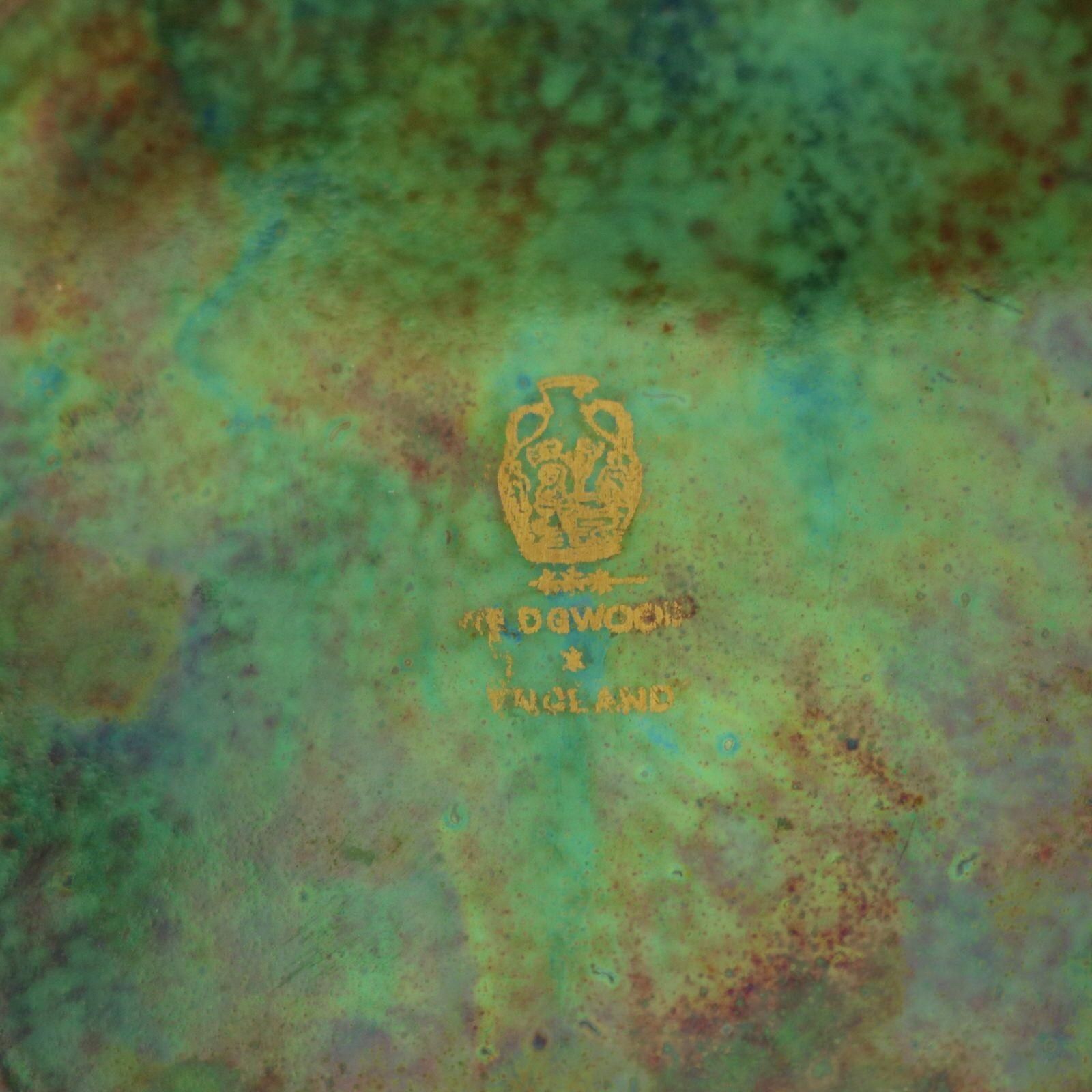 photo vinterior Wedgwood Fairyland Lustre Jumping Faun Lily Tray