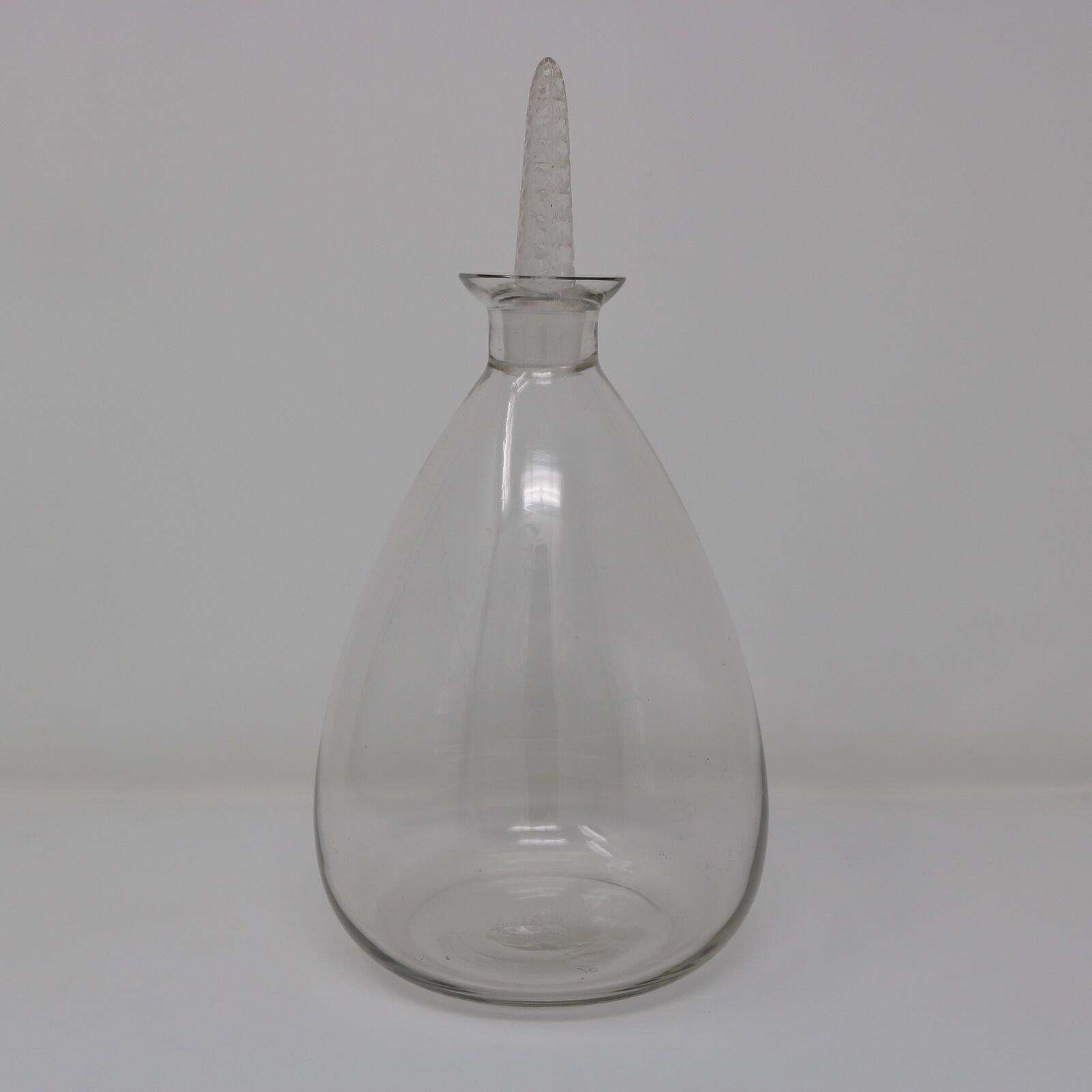 Rene Lalique Clear Glass 'Dornach' Decanter photo furniture