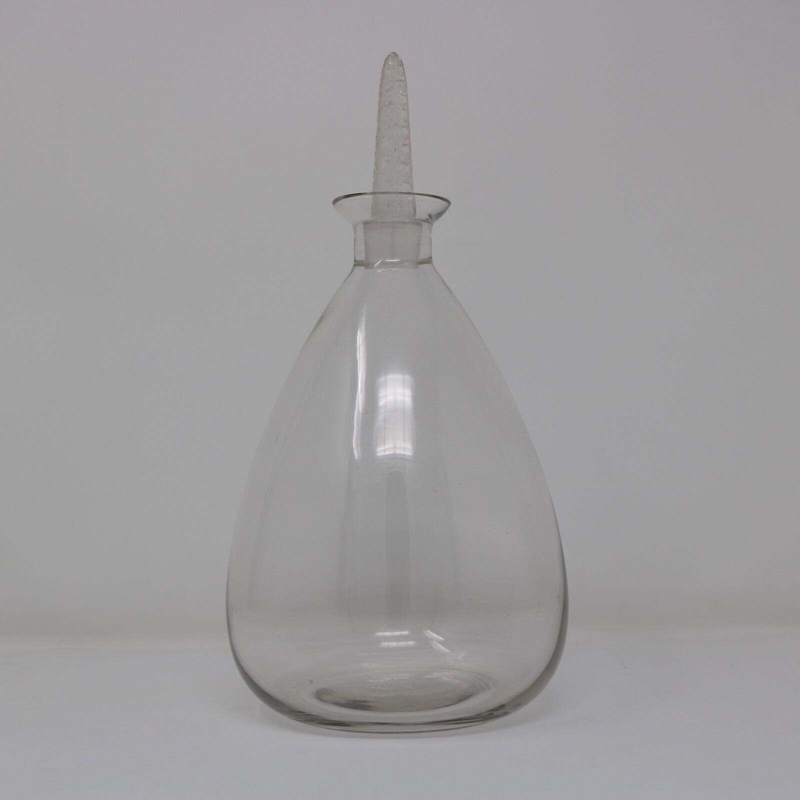 Rene Lalique Clear Glass 'Dornach' Decanter photo for sale