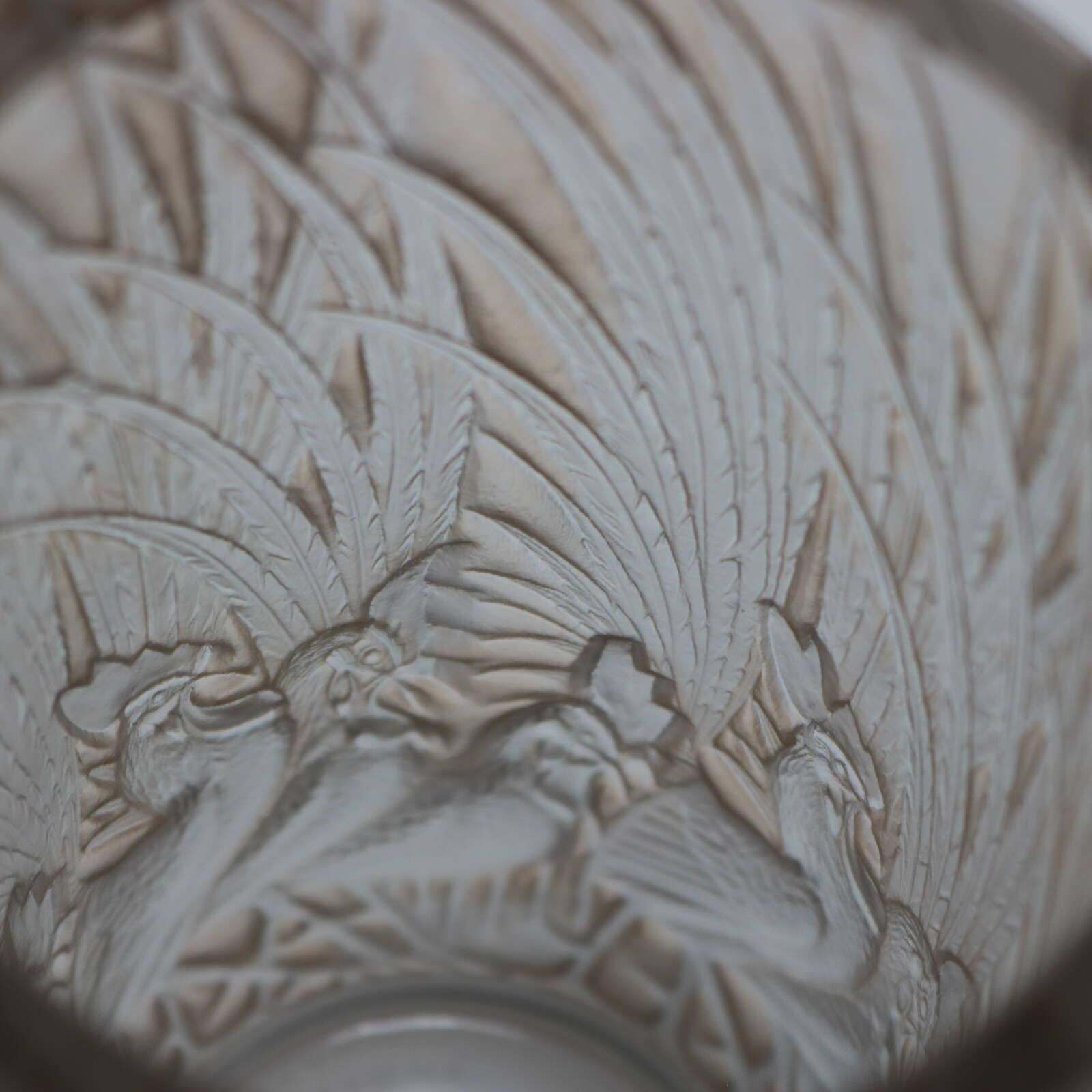 photo furniture Rene Lalique Glass 'Coqs Et Plumes' Vase