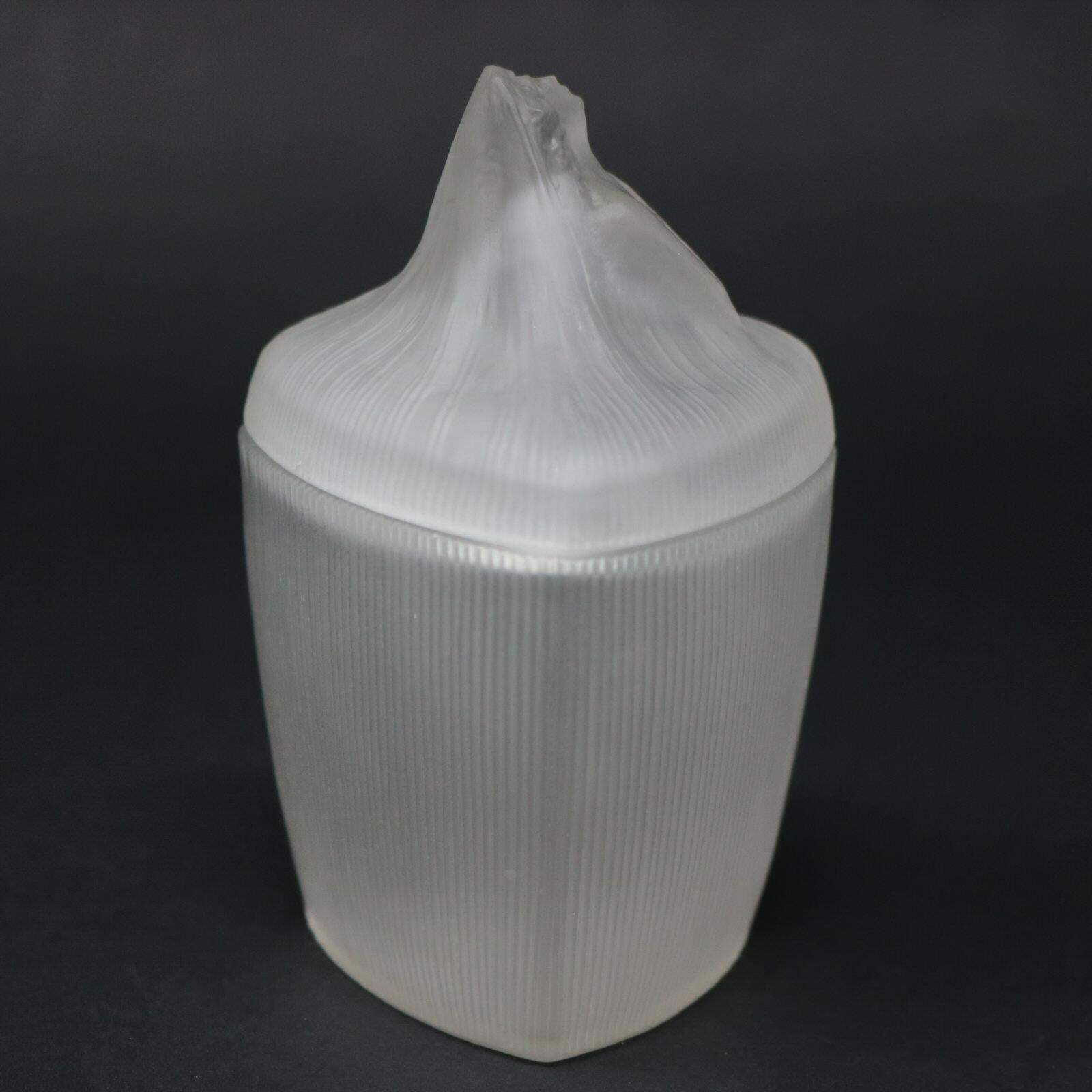 Rene Lalique Frosted Glass 'Tete Femme' Ointment Jar photo 2188.0
