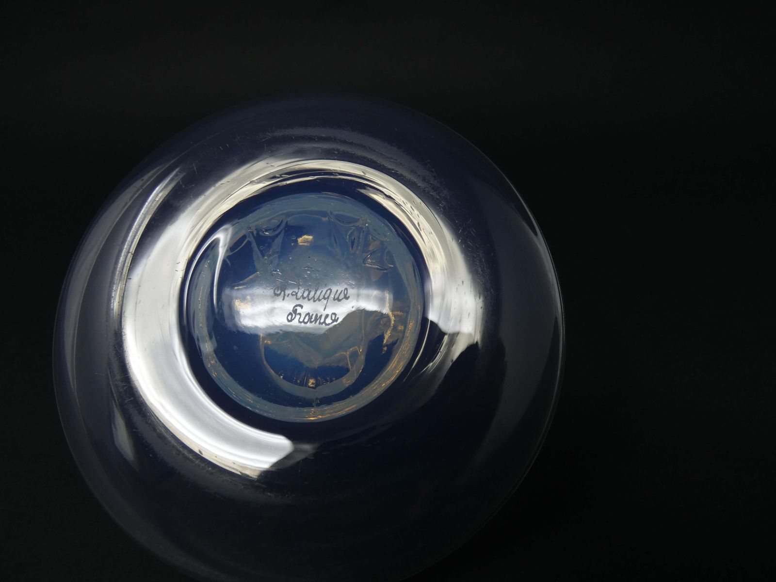 René Lalique Opalescent Glass 'Canard Duck' Cendrier Rond/Ashtray photo Home Decor