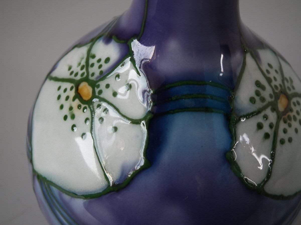 Home Decor Pair Of Minton Secessionist Purple No.33 Vases photo
